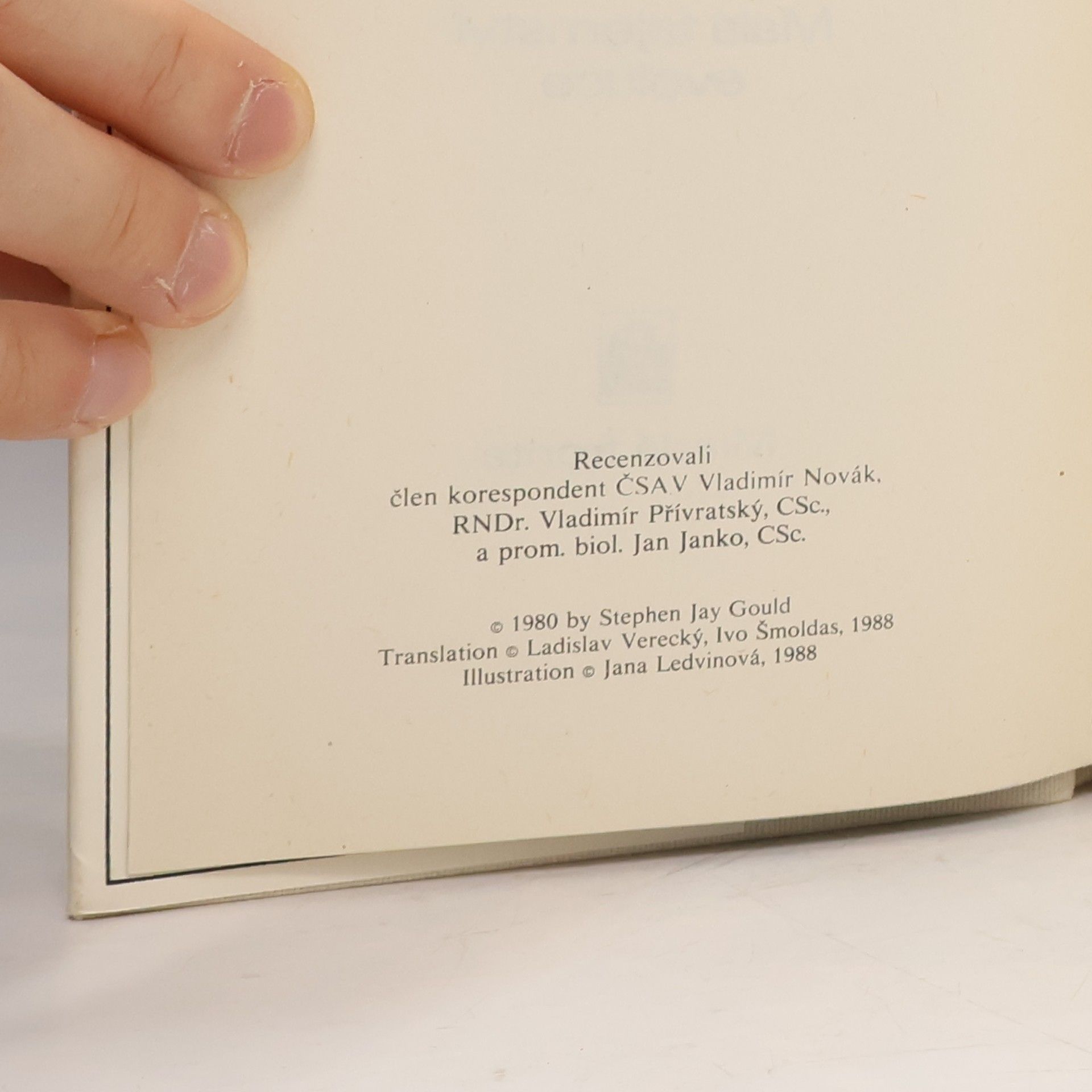 Stephen Jay Gould Pandin palec