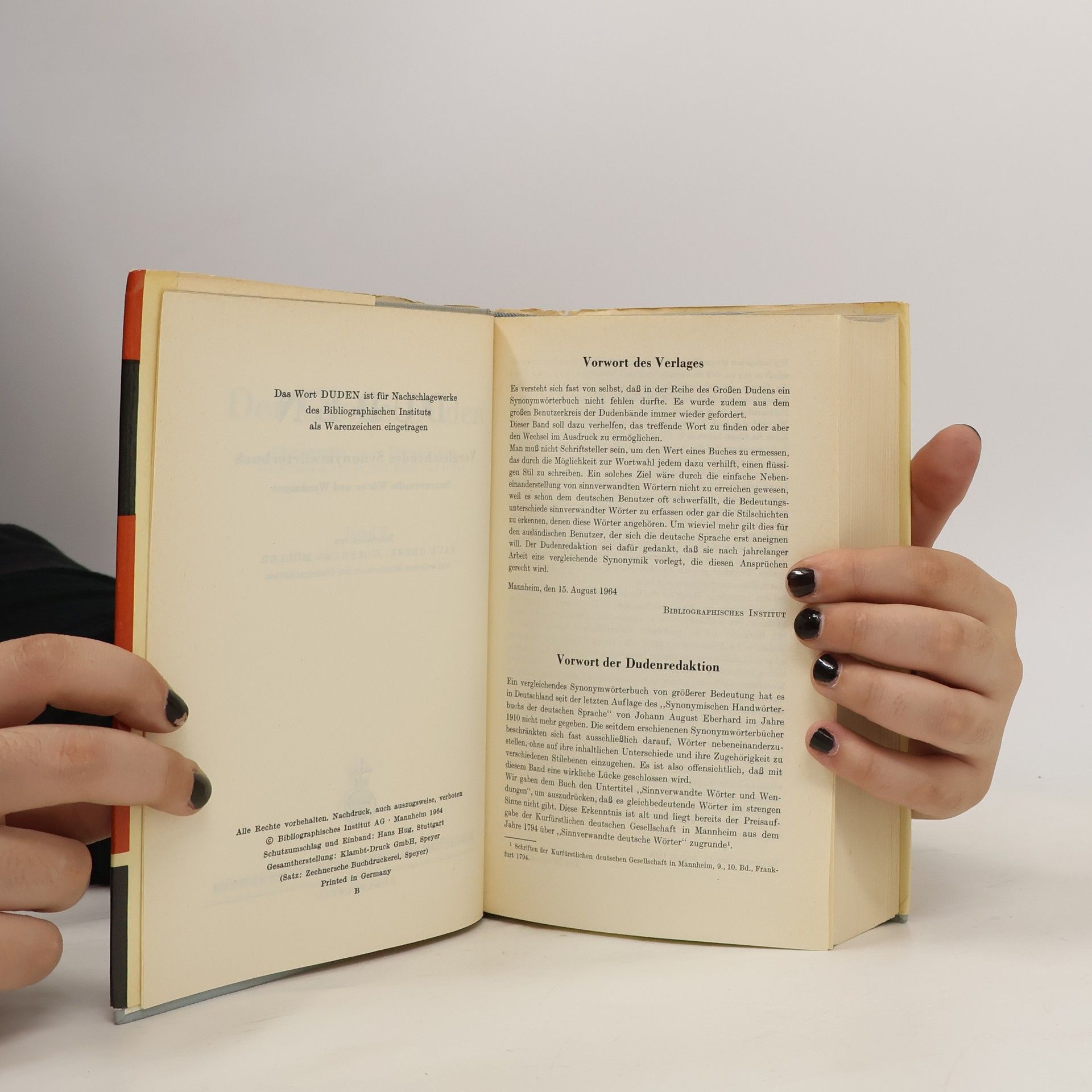 Kolektiv autorů Der Grosse Duden. Ein Vergleichendes synonymwörterbuch 8