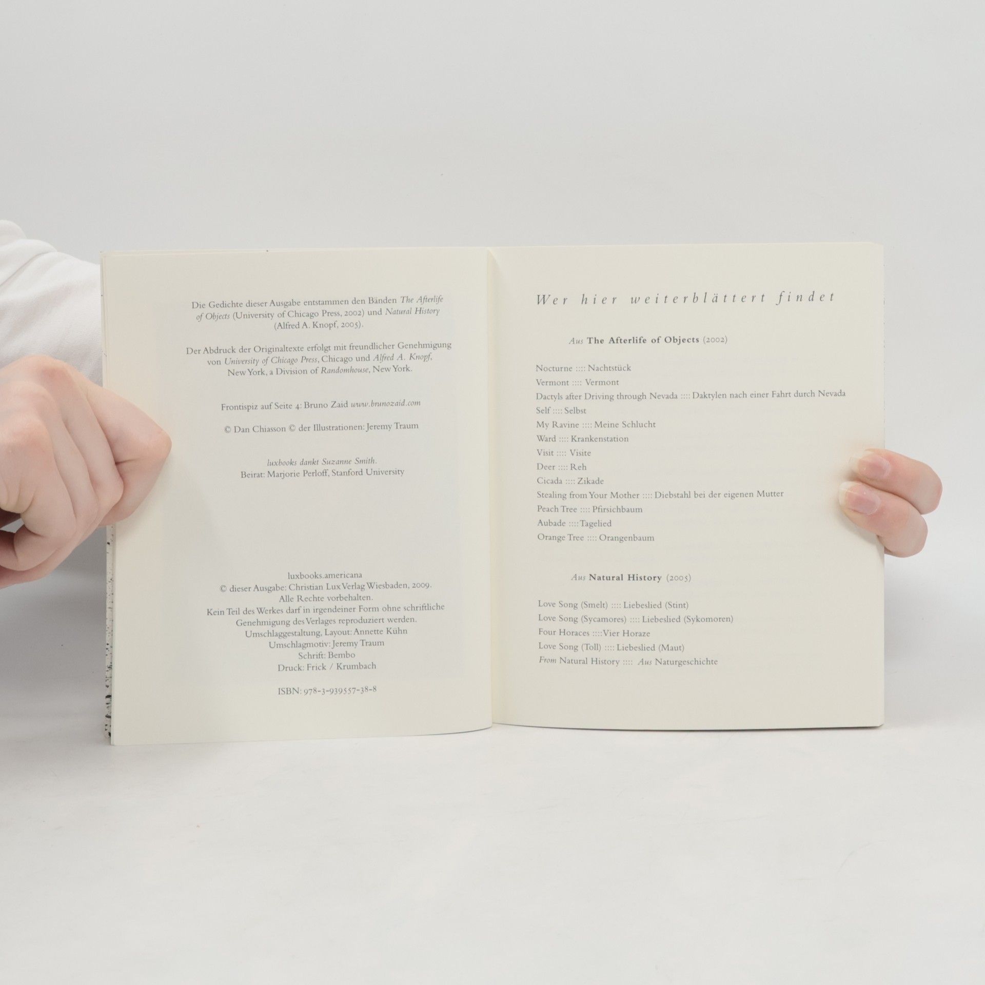 Dan Chiasson luxbooks.americana: Naturgeschichte