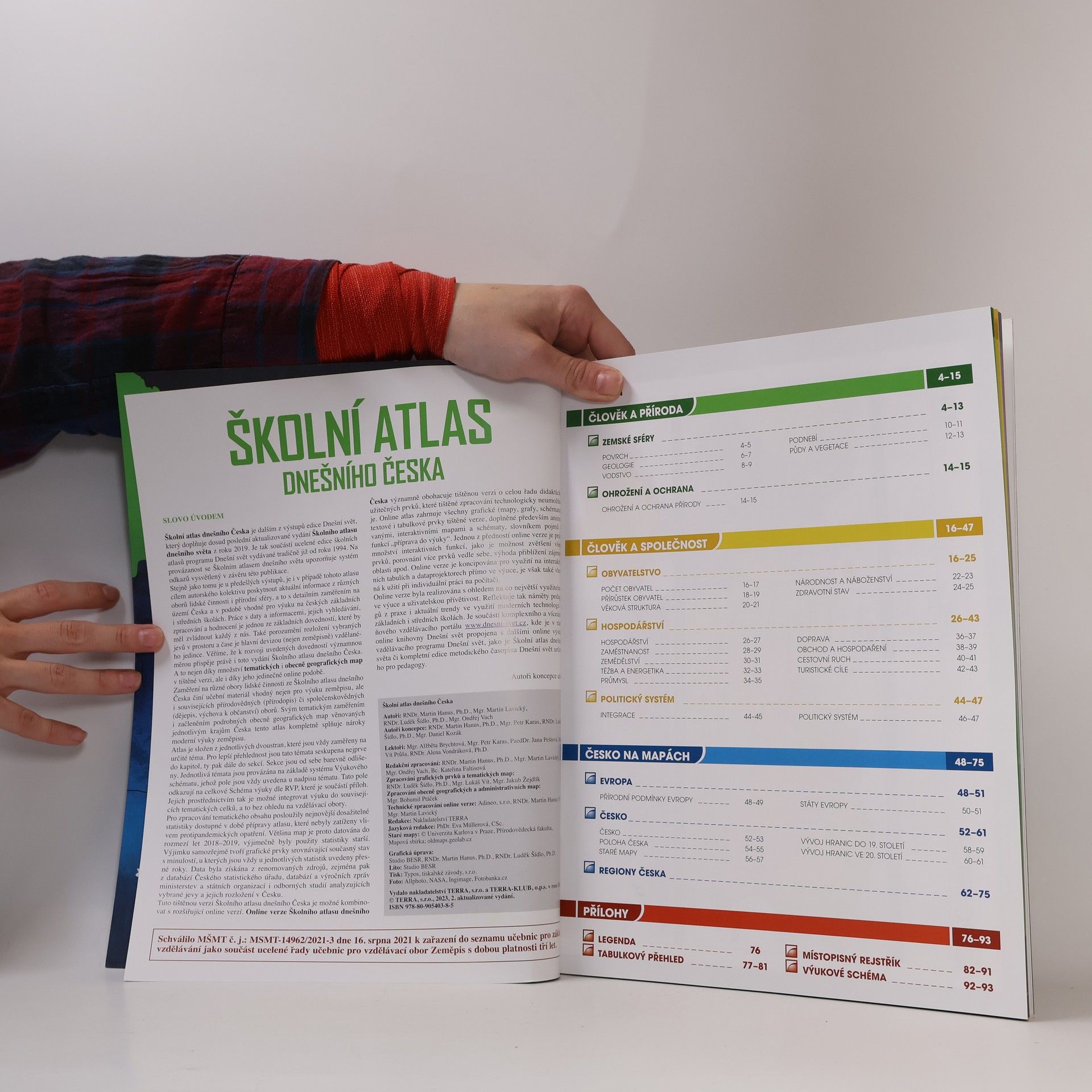 Kolektiv autorů Školní atlas dnešního Česka