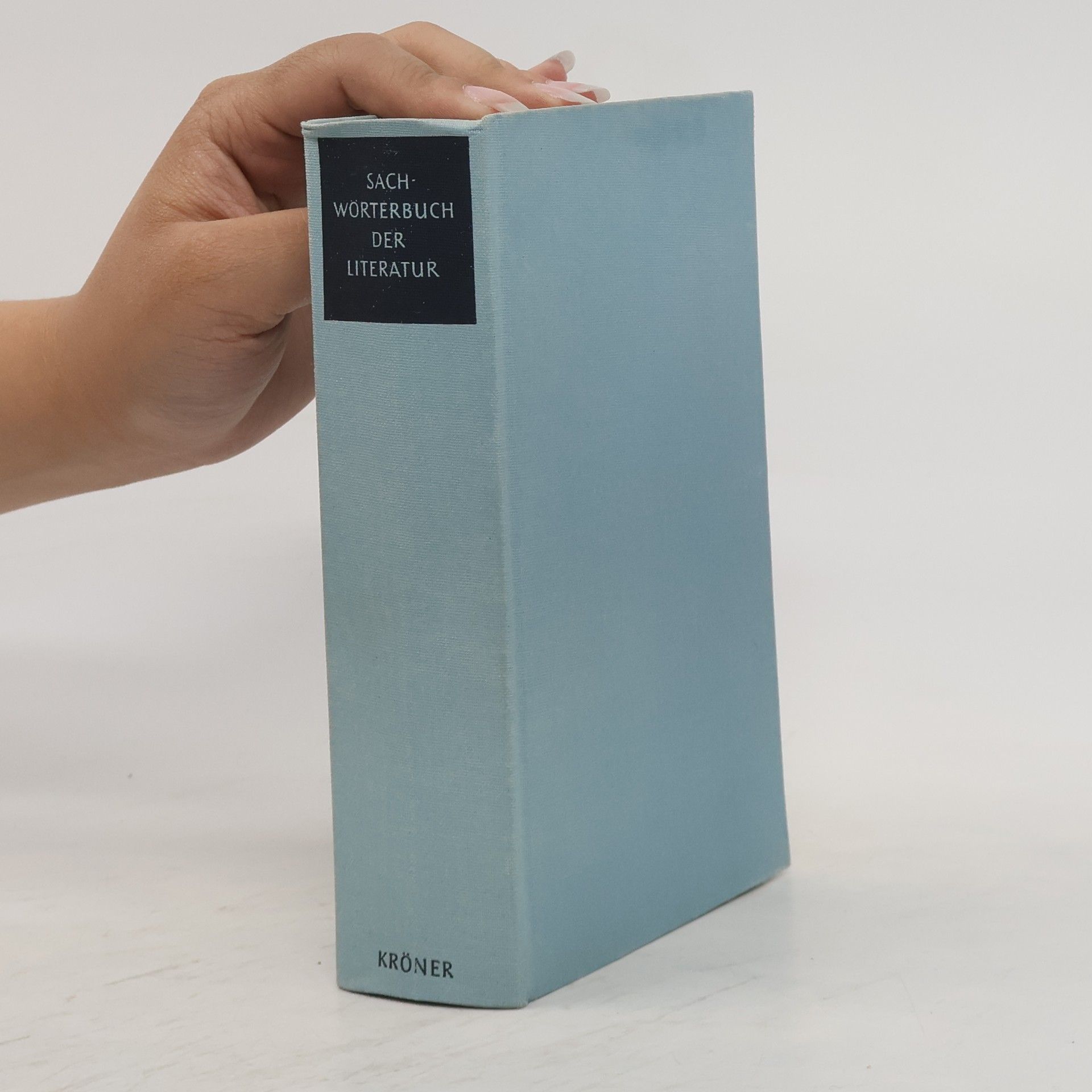 Gero von Wilpert Sachwörterbuch der Literatur