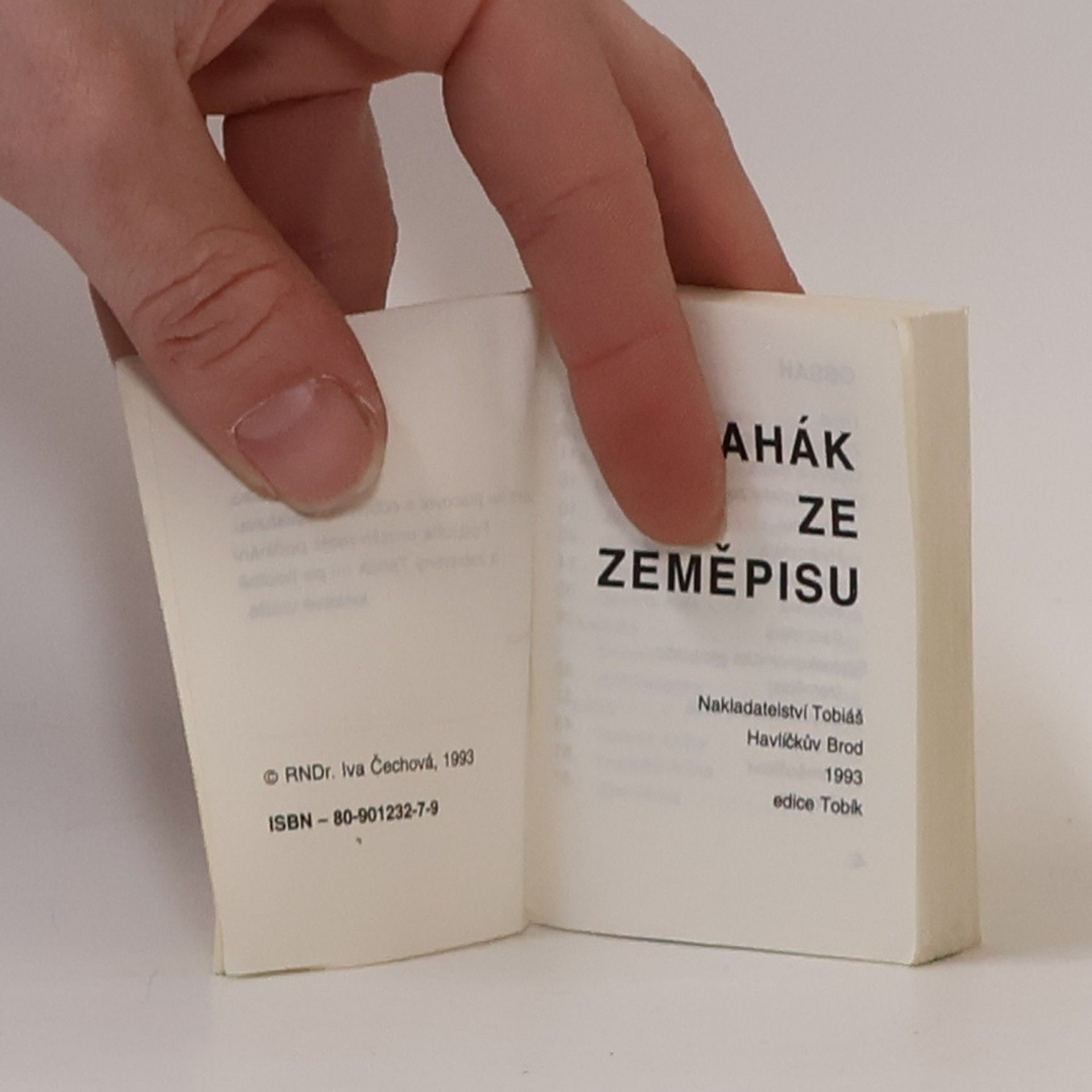 Iva Čechová Tahák ze zeměpisu