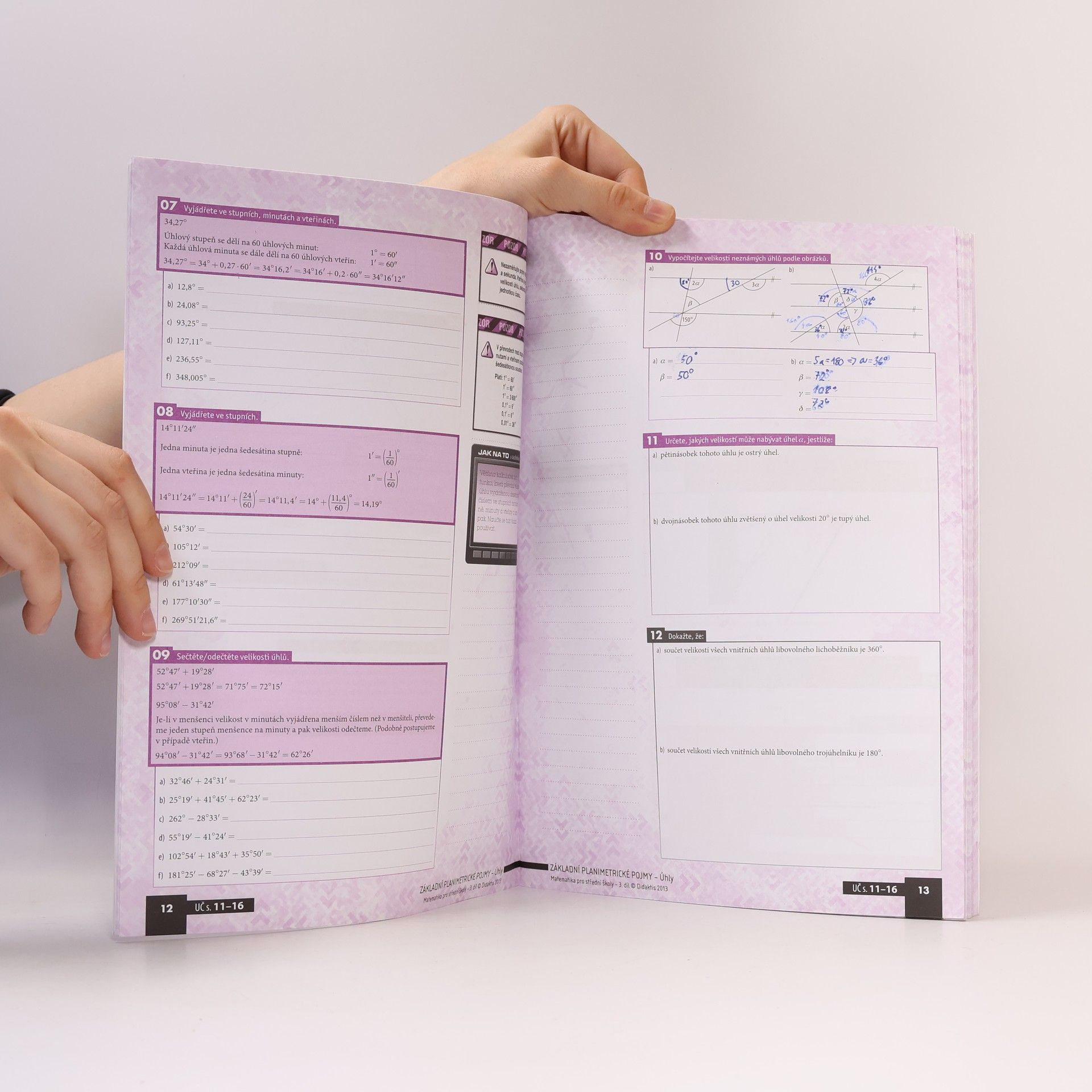 Autorenkollektiv Matematika pro střední školy 3. díl. Planimetrie. Pracovní sešit 1
