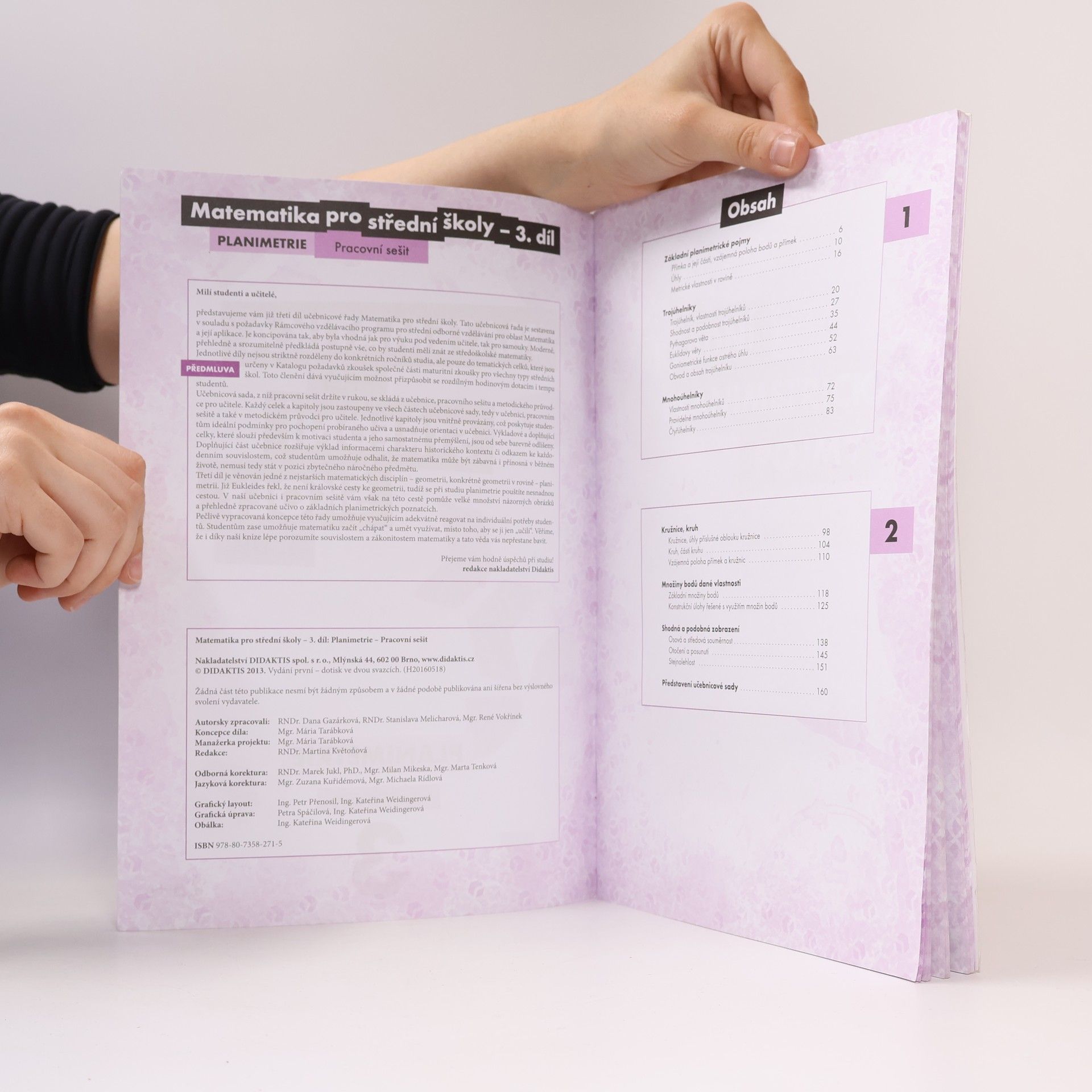 Autorenkollektiv Matematika pro střední školy 3. díl. Planimetrie. Pracovní sešit 1