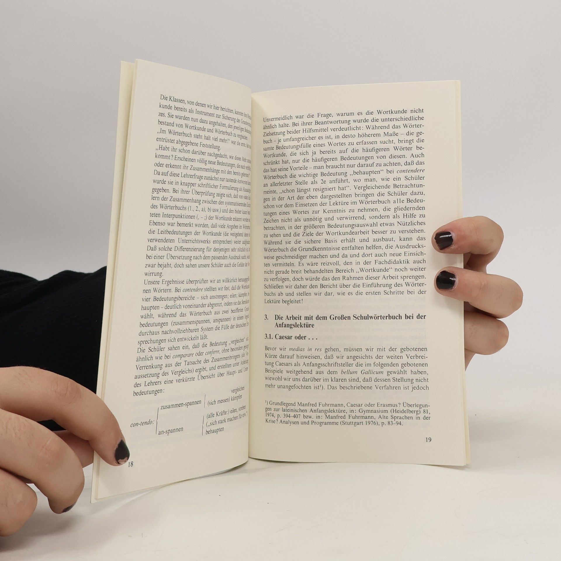 Fink Gerhard Arbeit mit Langenscheidts Großem Schulwörterbuch Lateinisch-Deutsch im Rahmen der Anfangslektüre