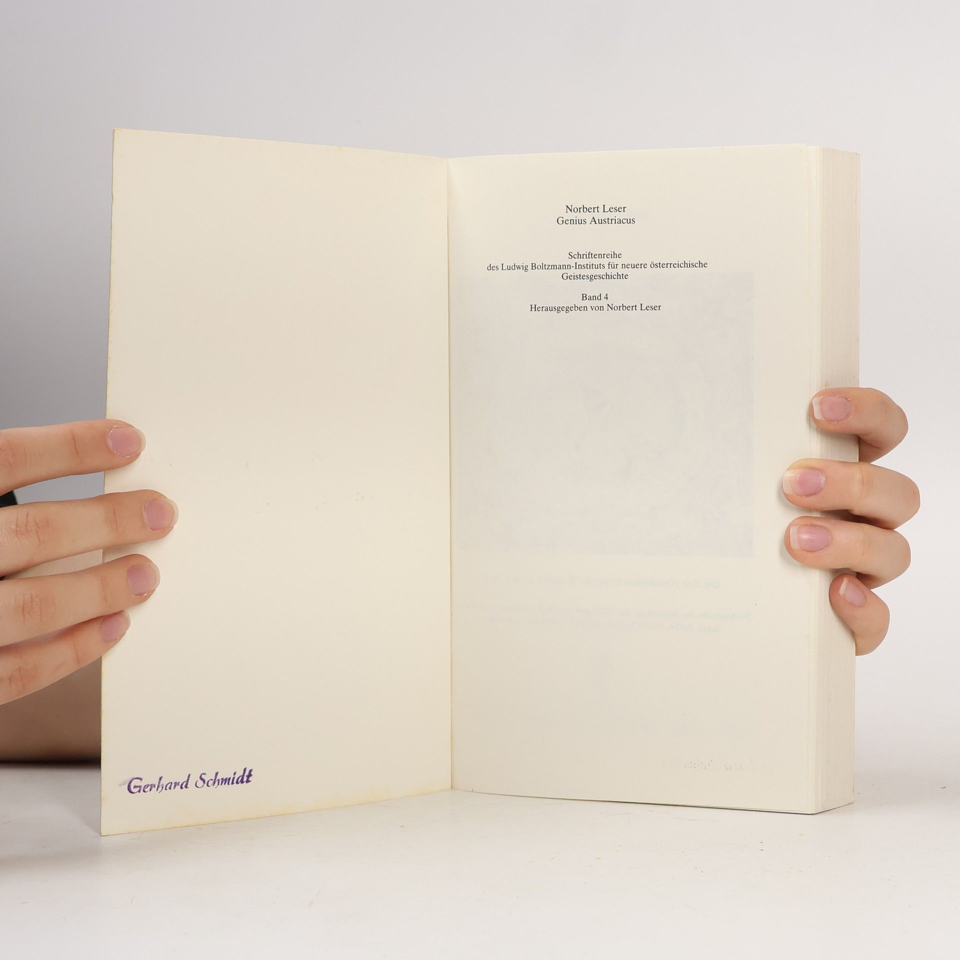 Norbert Leser Genius Austriacus