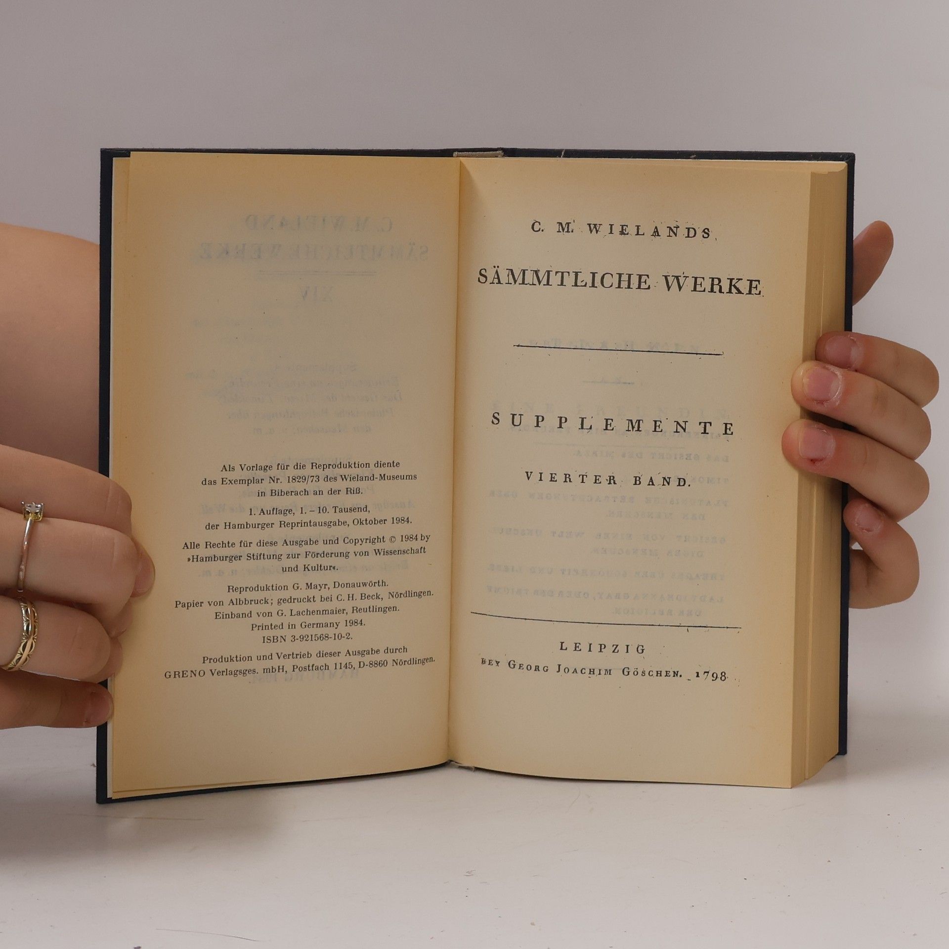 C. M. Wielands Sämmtliche Werke S4.-S6., XIV