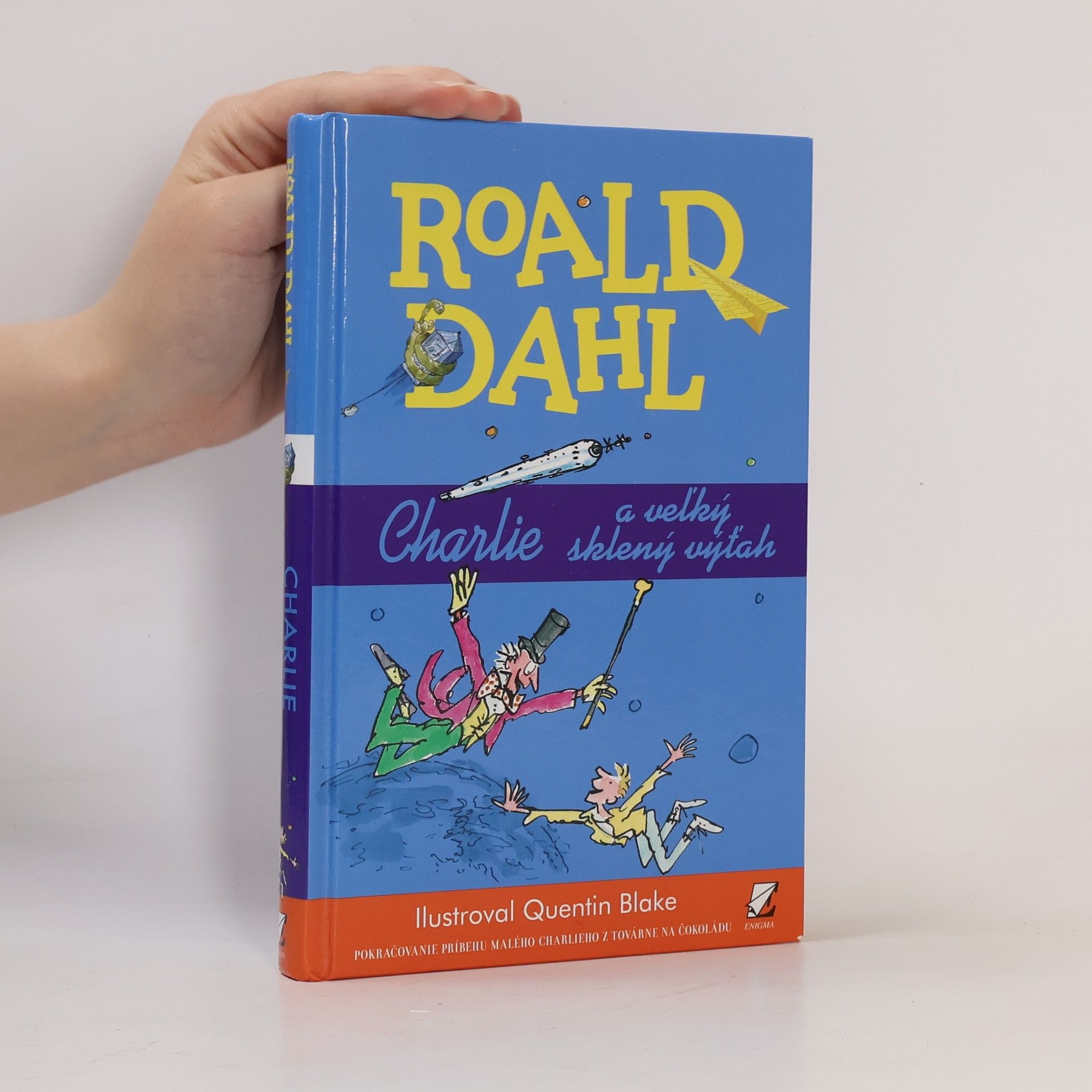 Roald Dahl Charlie a veľký sklený výťah