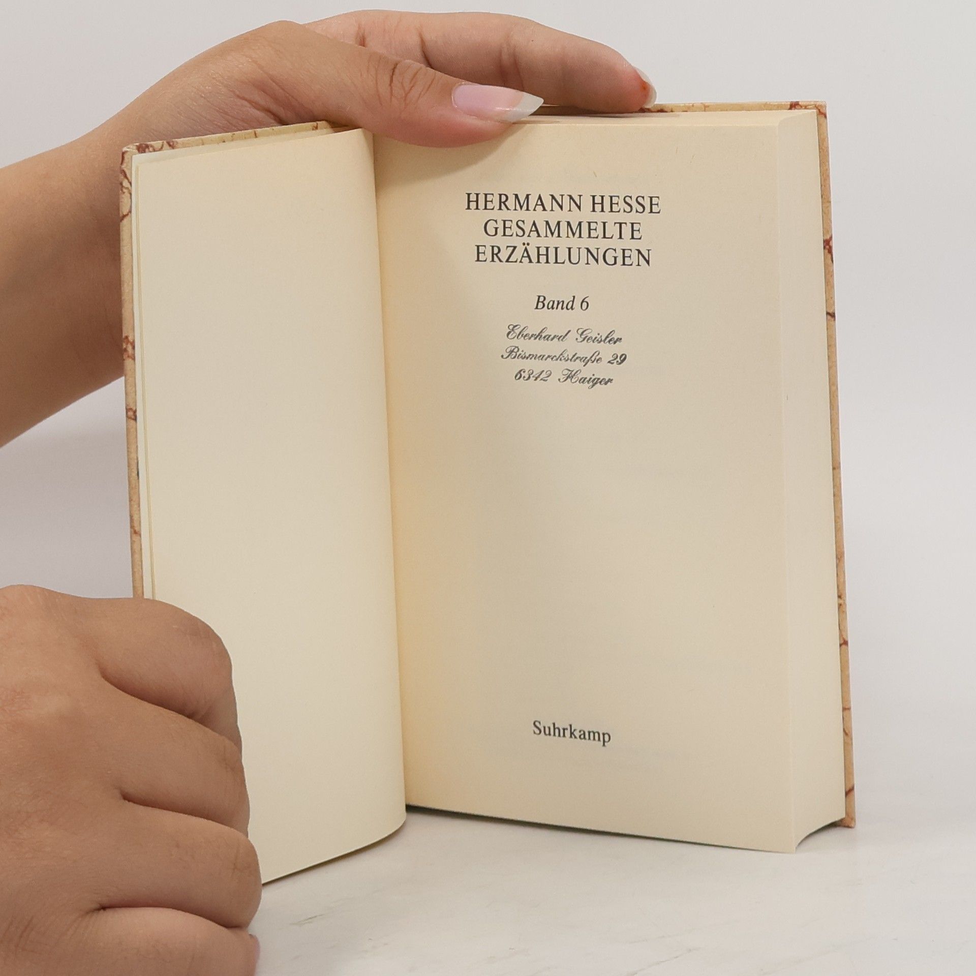 Hermann Hesse Erzählungen 1-6