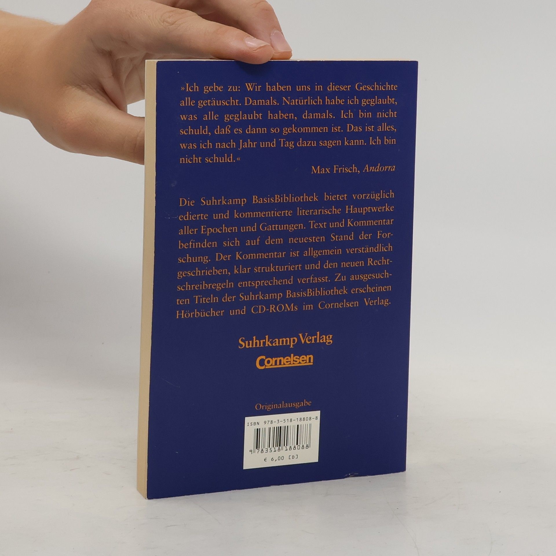Max Frisch Andorra. Stück in zwölf Bilder