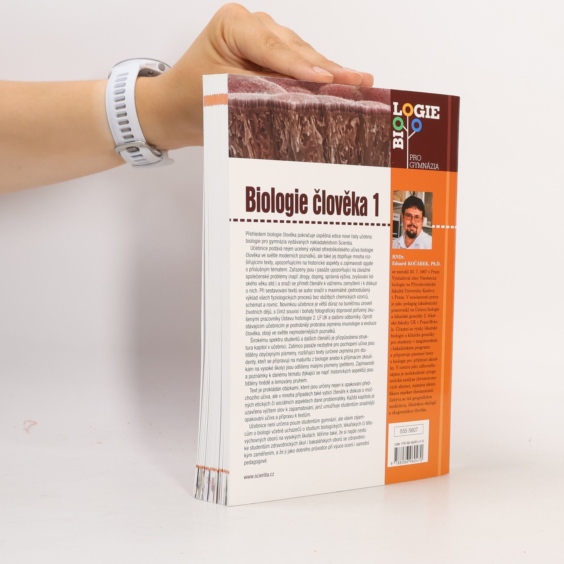 Eduard Kočárek Biologie člověka. 1, Somatologie, antropologie, fyziologie, imunologie