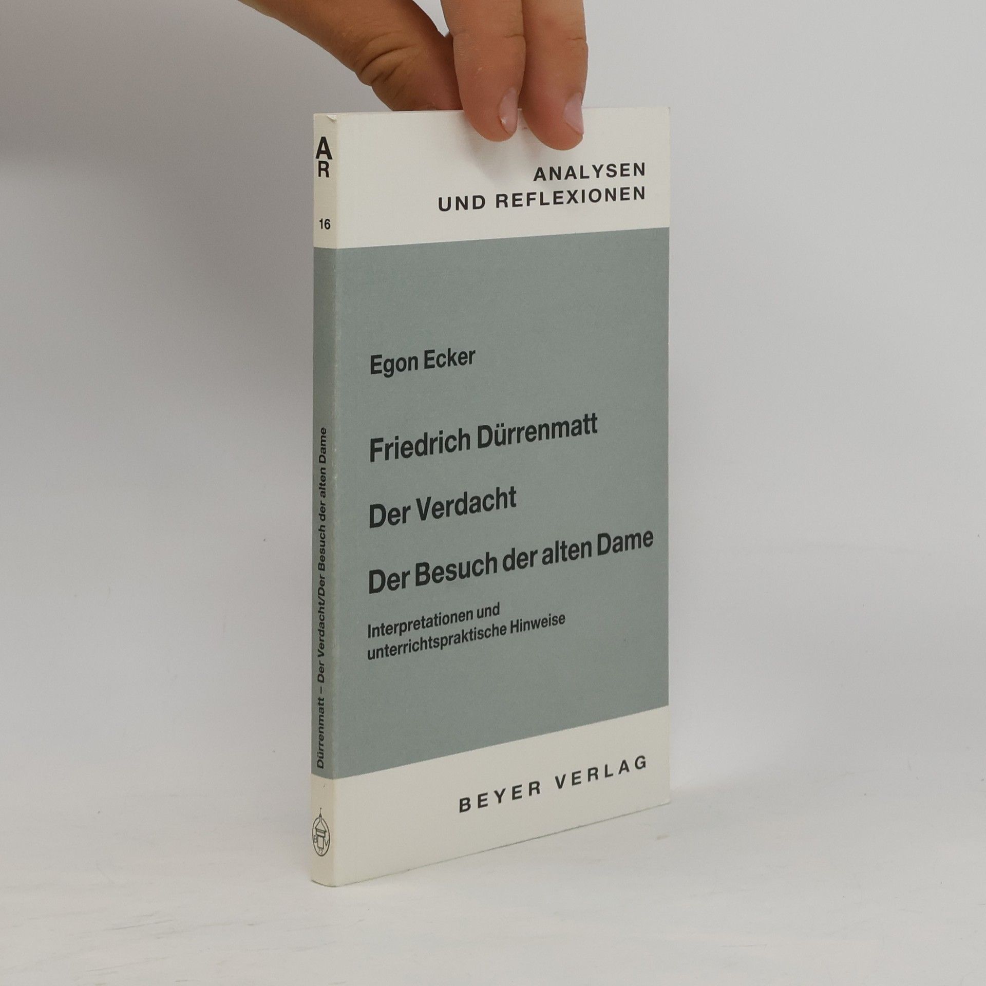 Egon Ecker Der Verdacht. Der Besuch der alten Dame