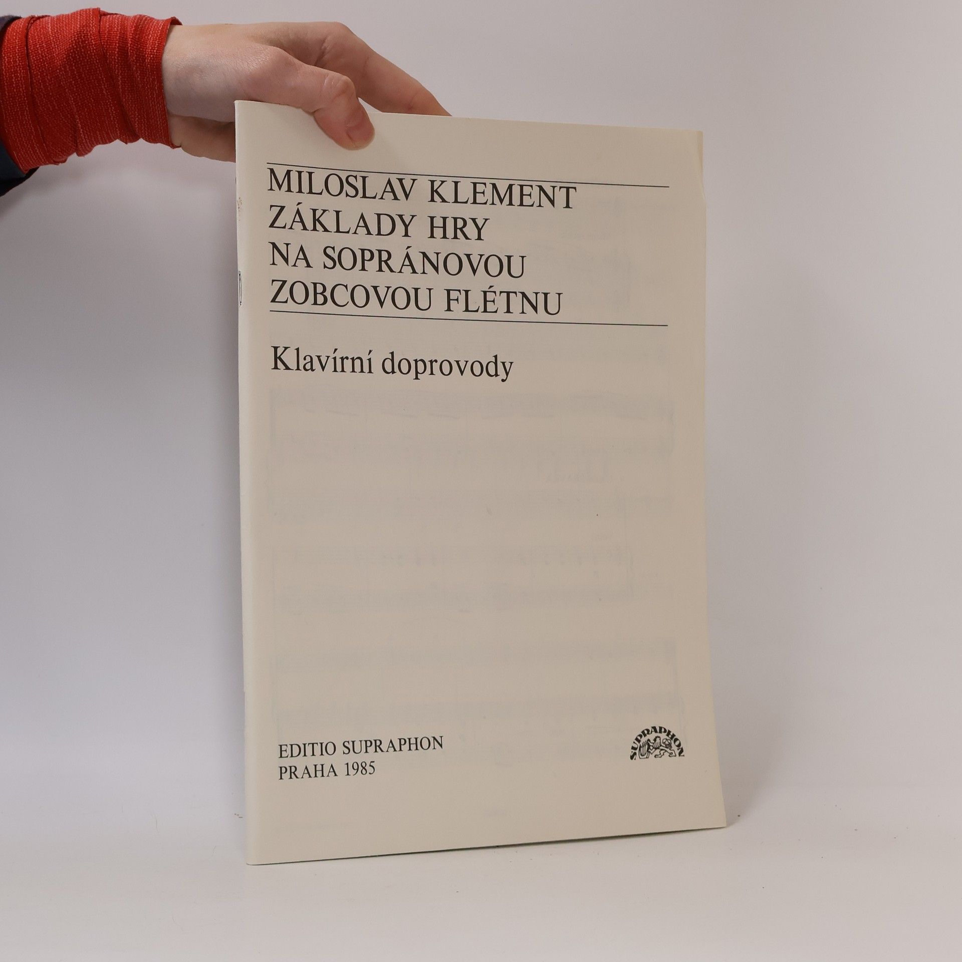 Miloslav Klement Základy hry na sopránovou zobcovou flétnu