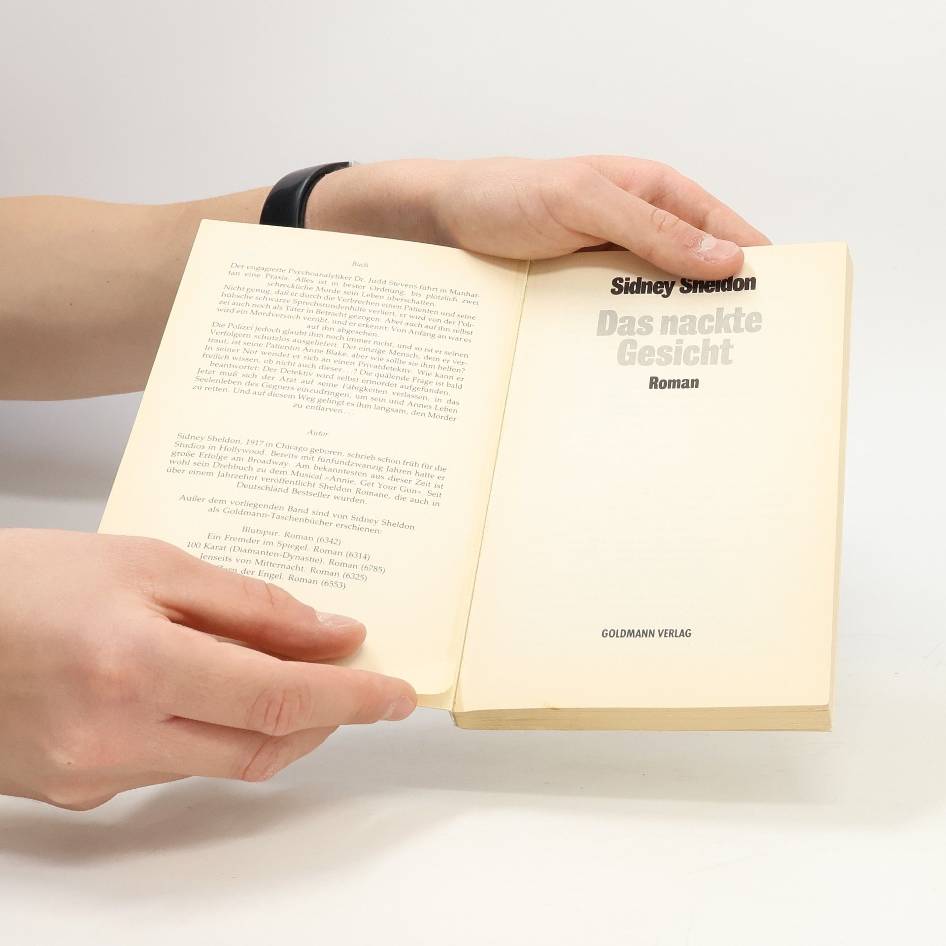 Sidney Sheldon Das nackte Gesicht : Roman