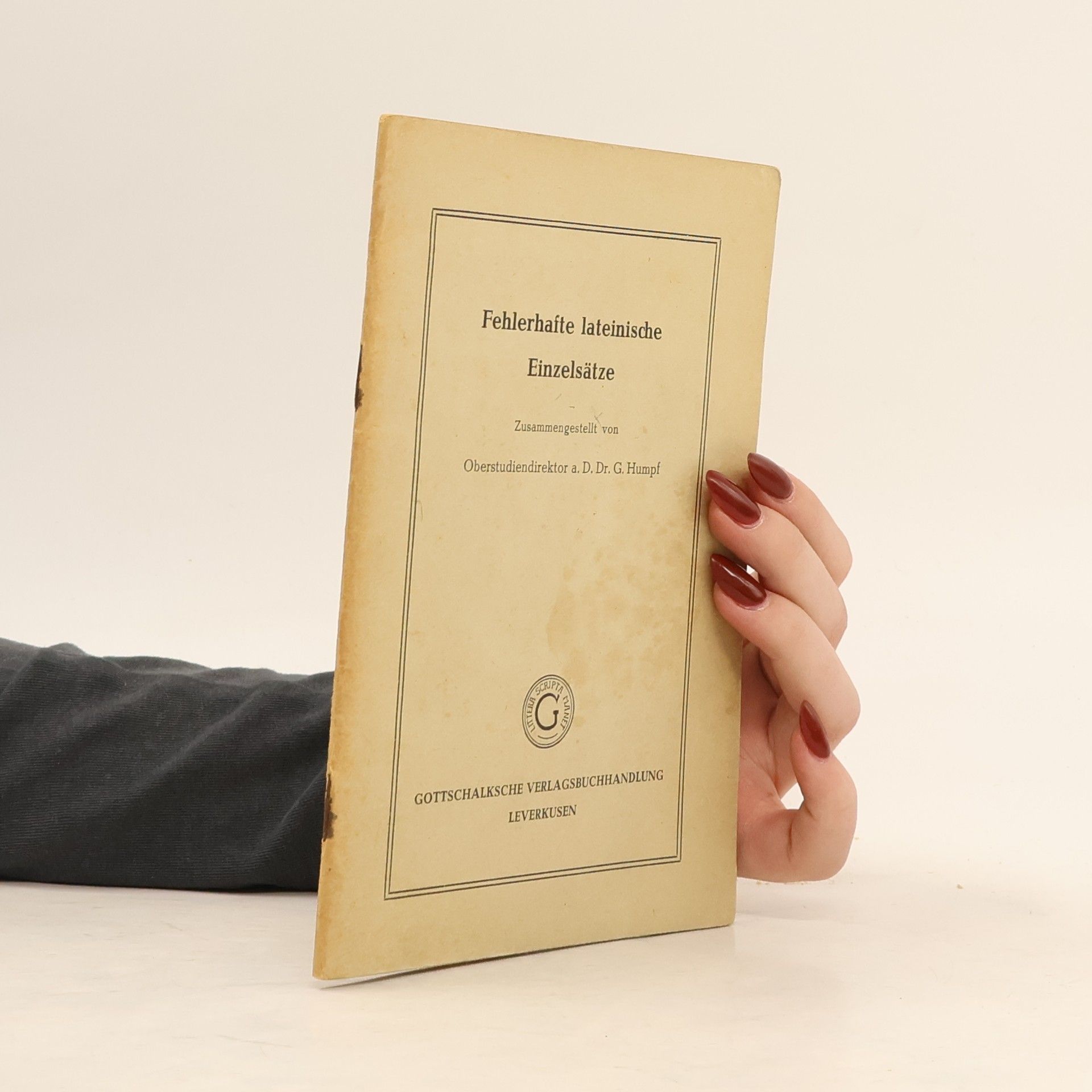 Autorenkollektiv Fehlerhafte lateinische Einzelsätze