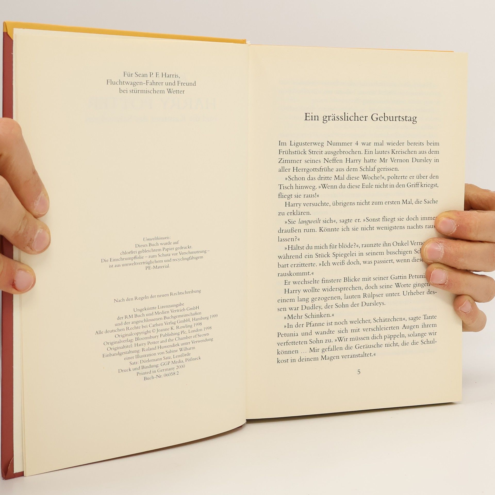 J. K. Rowling Harry Potter und die Kammer des Schreckens