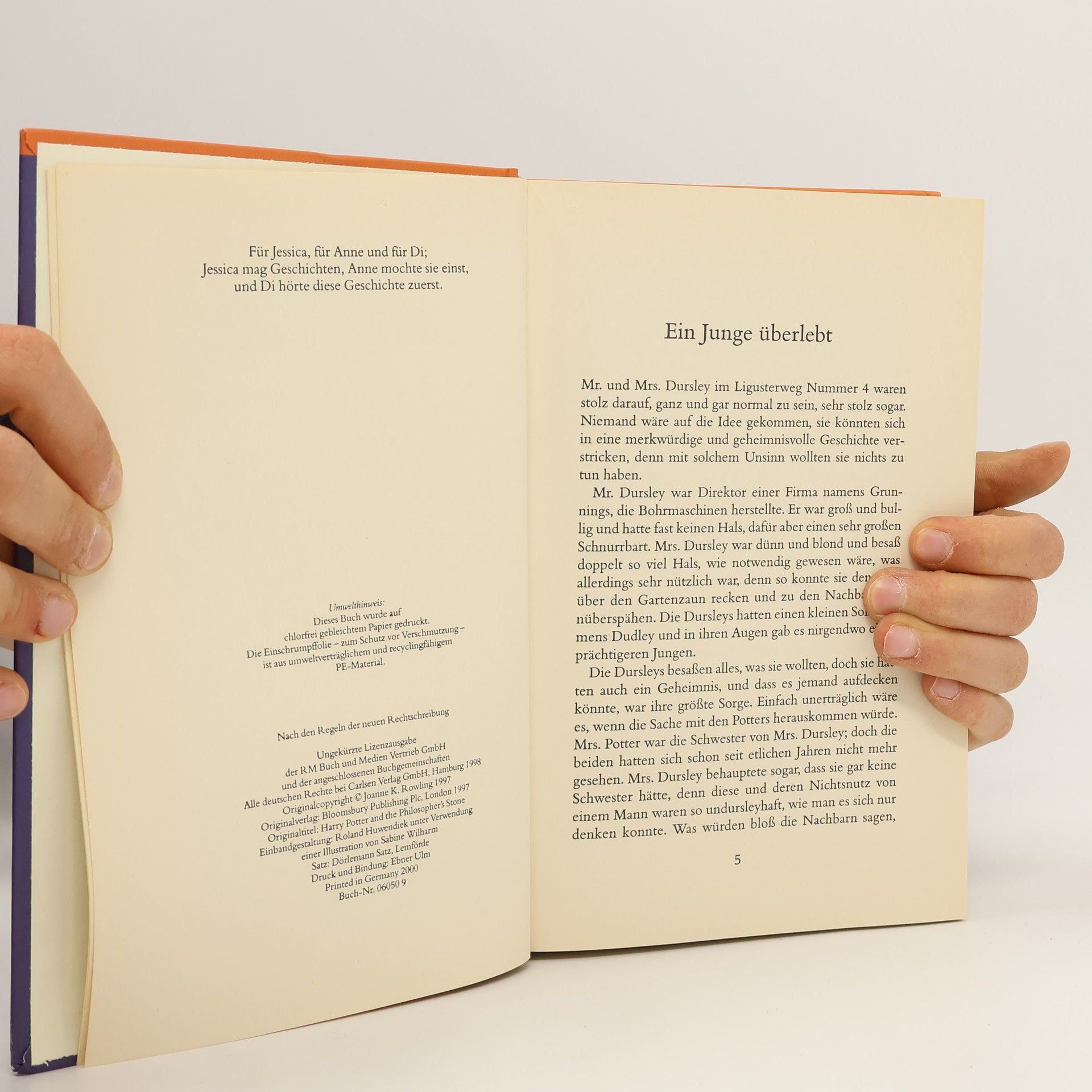 J. K. Rowling Harry Potter und der Stein der Weisen