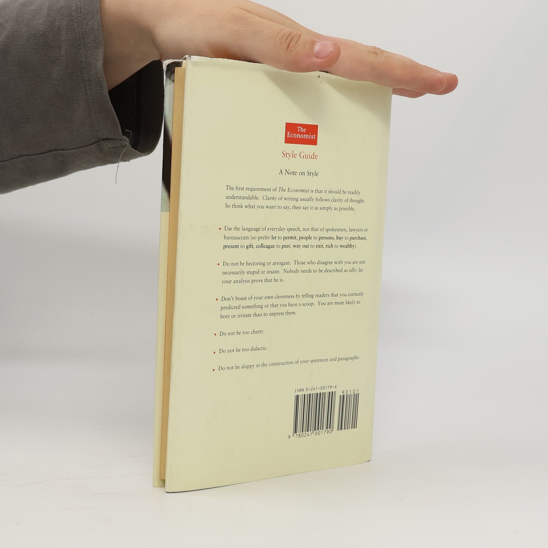 Economist Books The Economist style guide