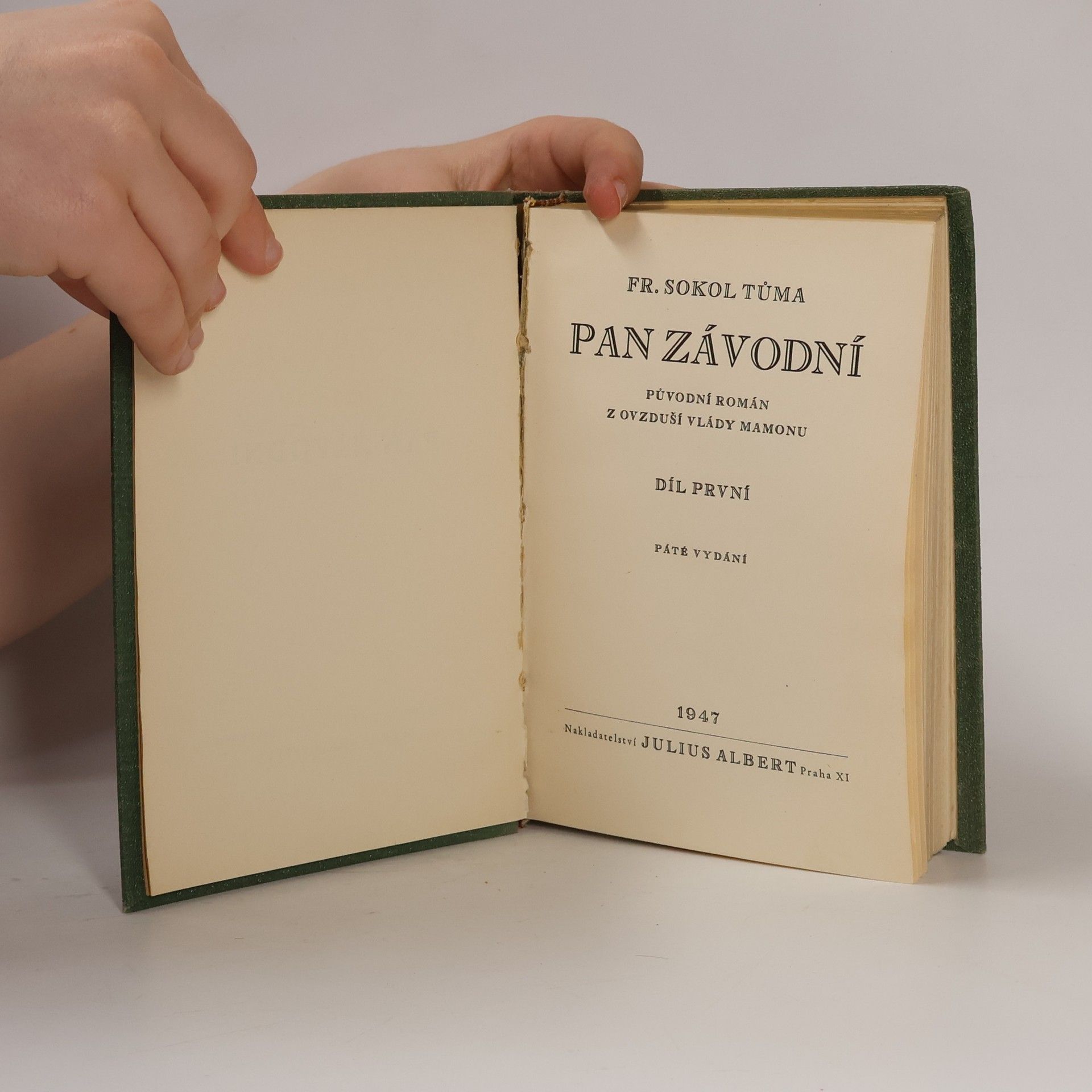 František Sokol Tůma Pan závodní 1