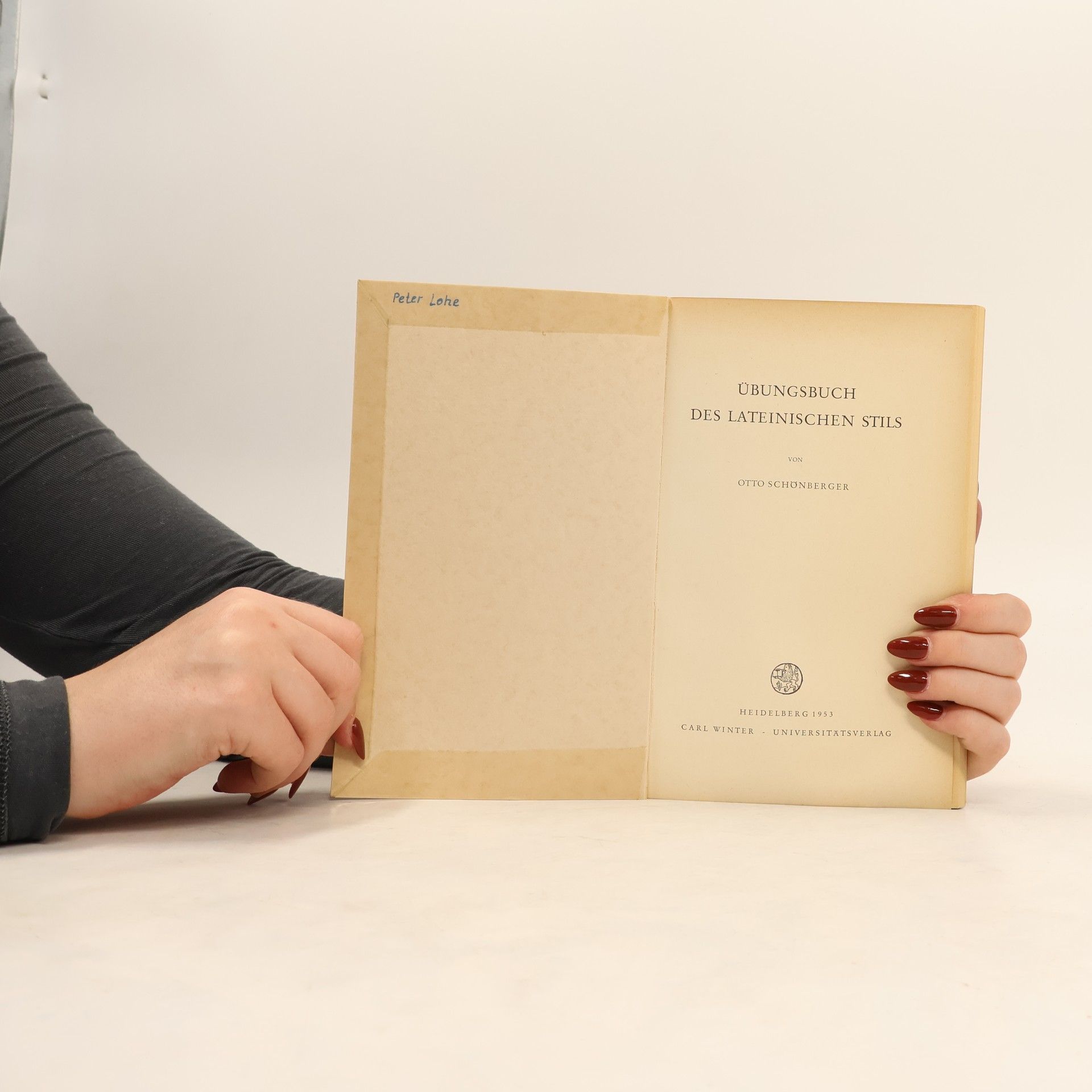 Otto Schönberger Übungsbuch des lateinischen Stils