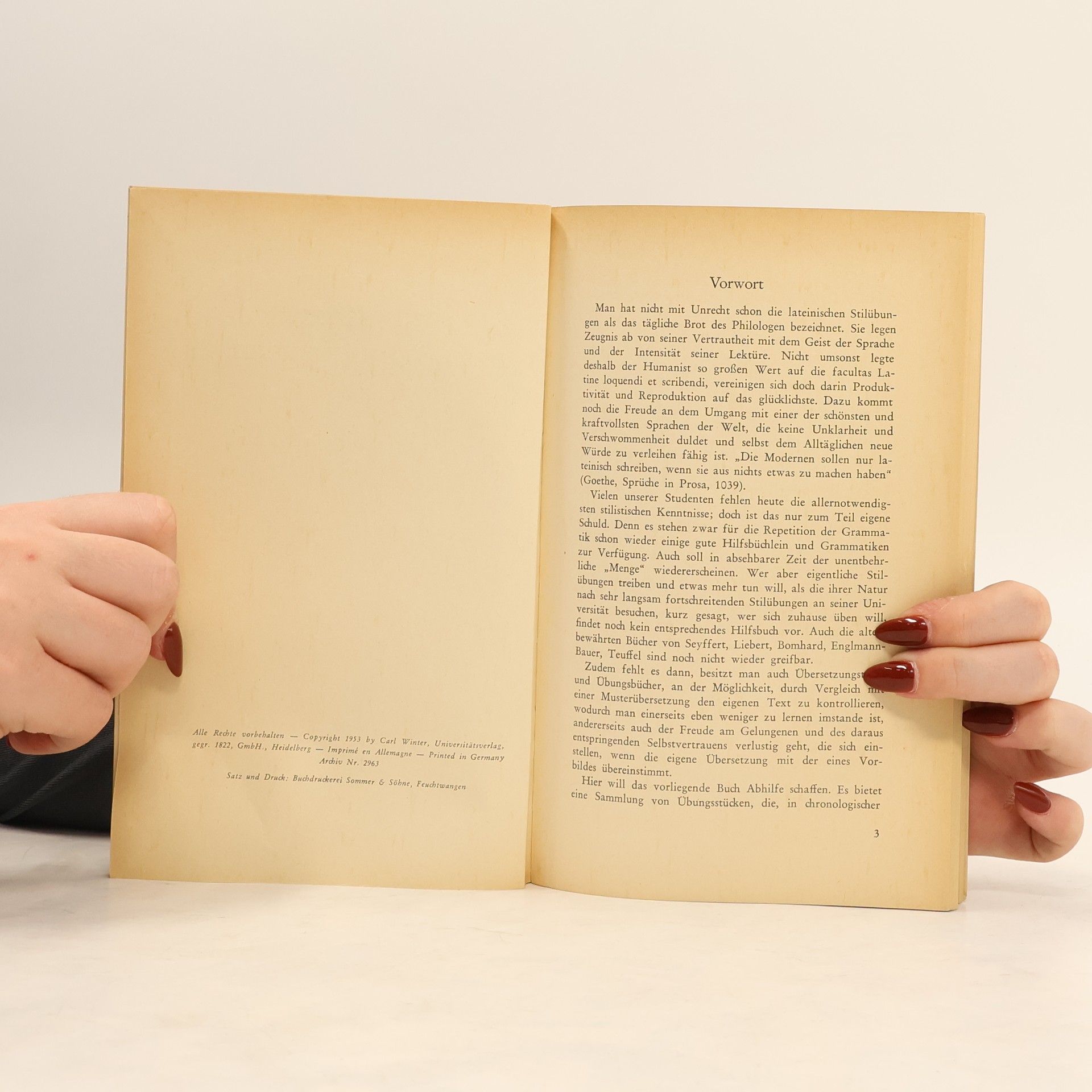 Otto Schönberger Übungsbuch des lateinischen Stils