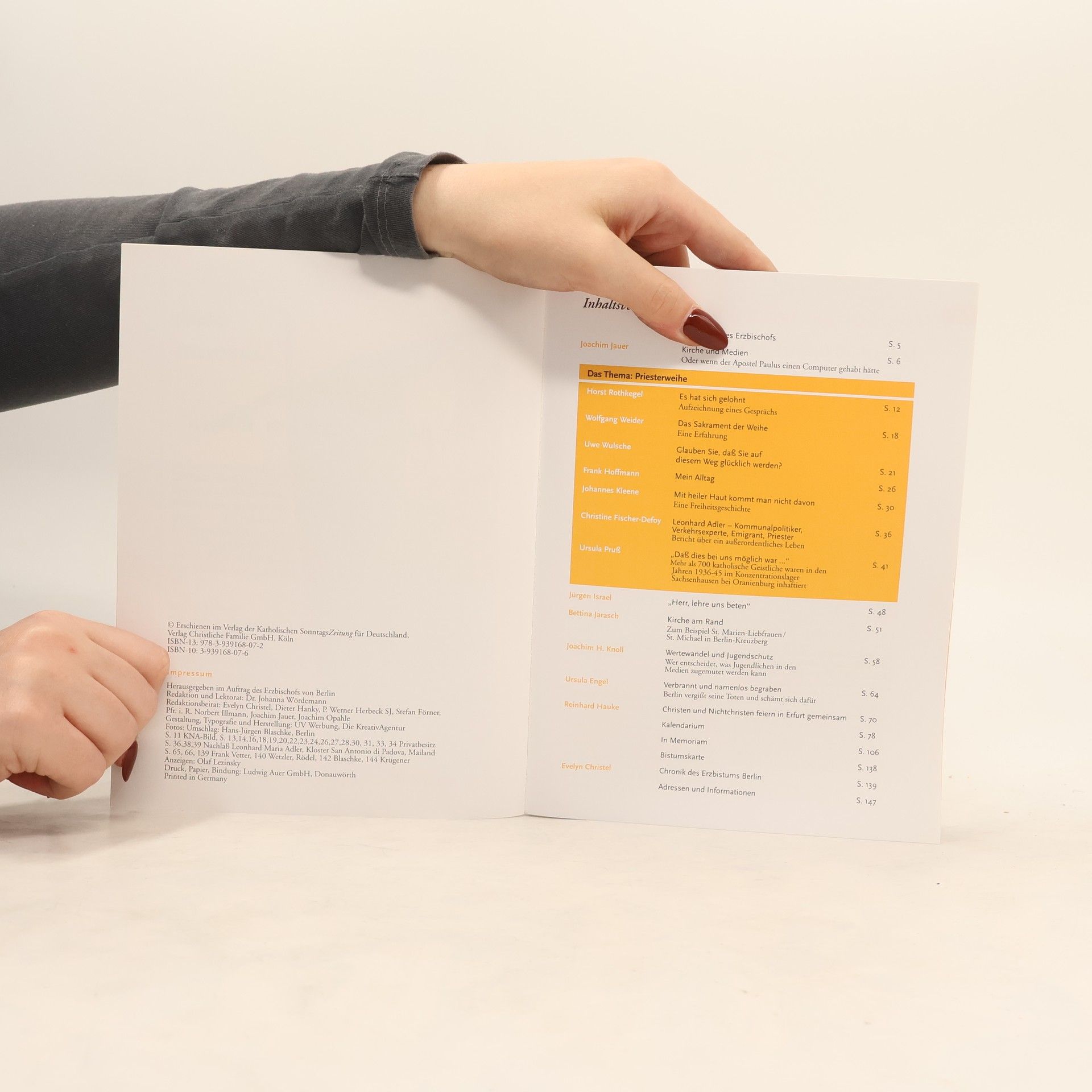 Autorenkollektiv Jahrbuch für das Erzbistum Berlin 2007