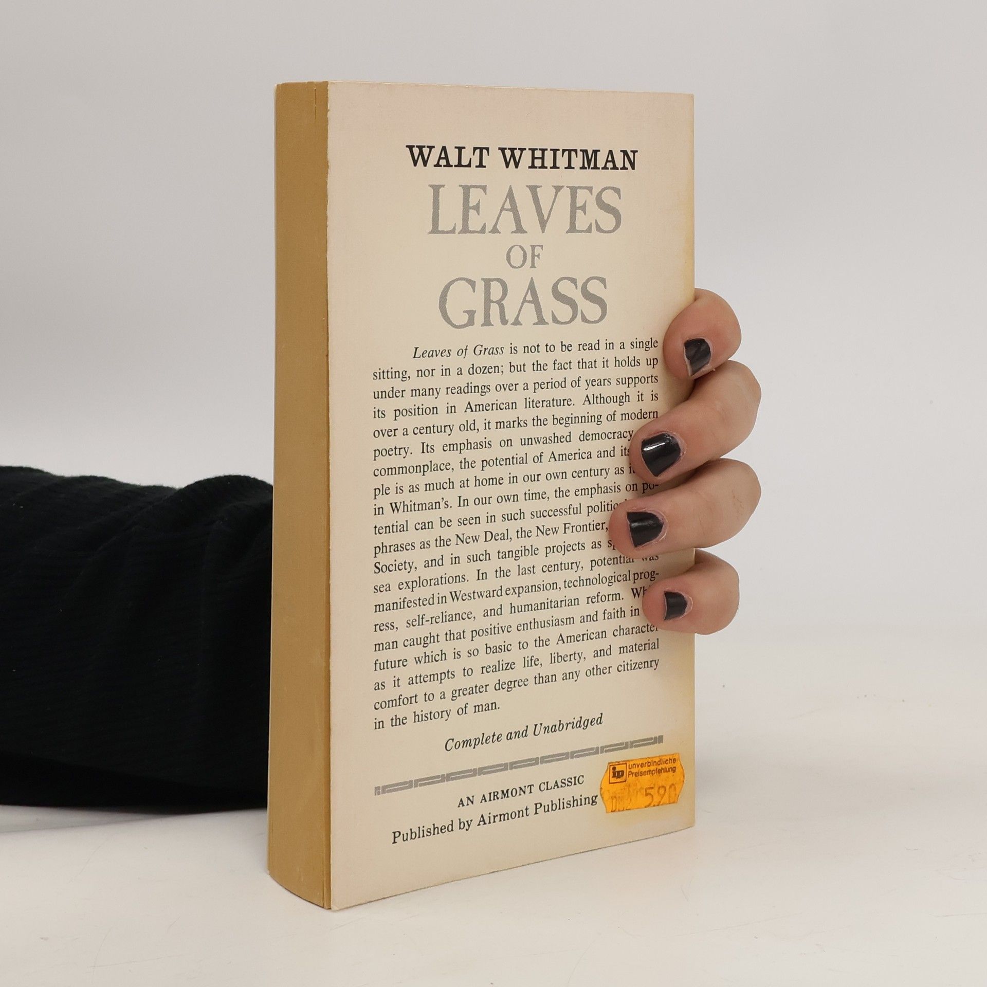 Walt Whitman Leaves of Grass