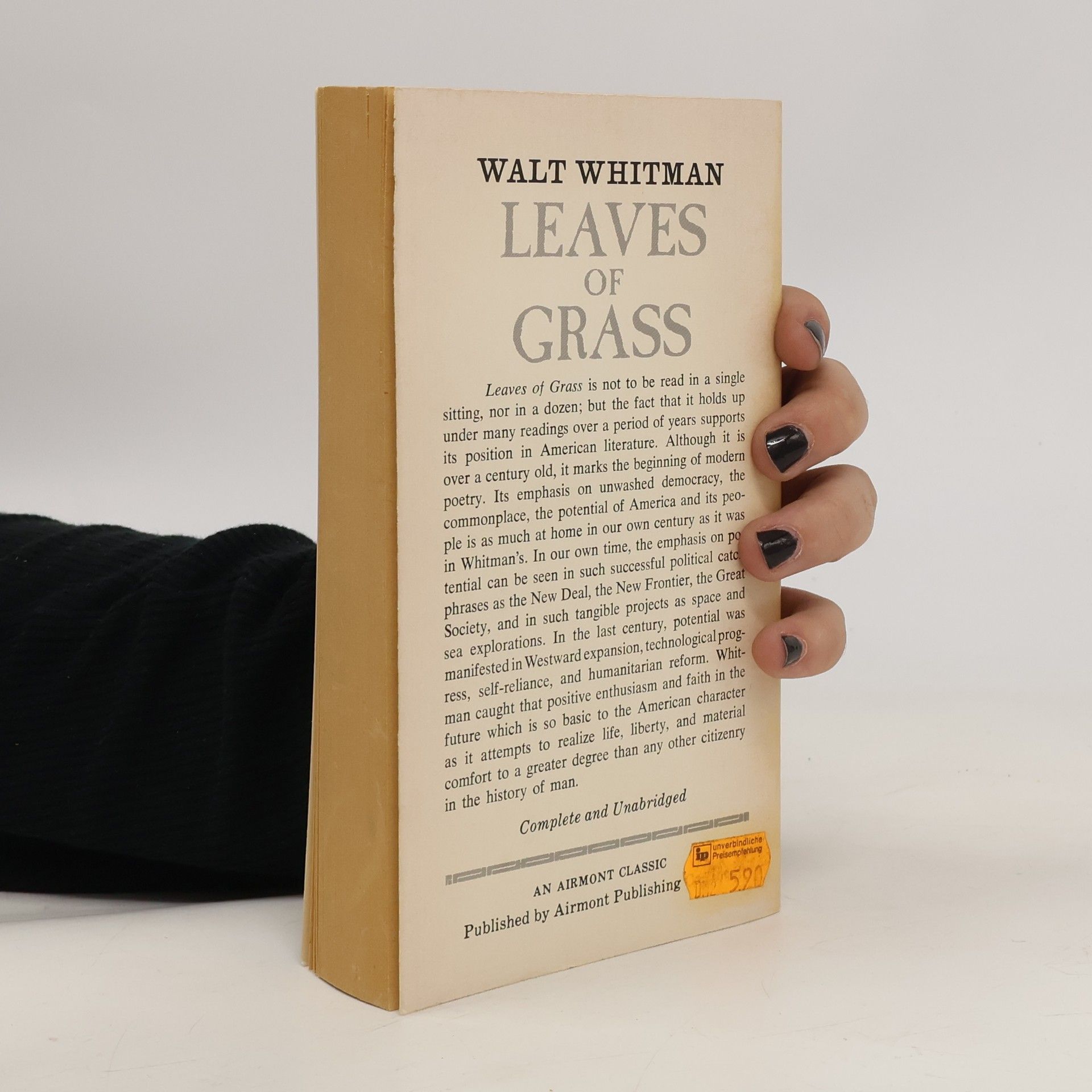Walt Whitman Leaves of Grass