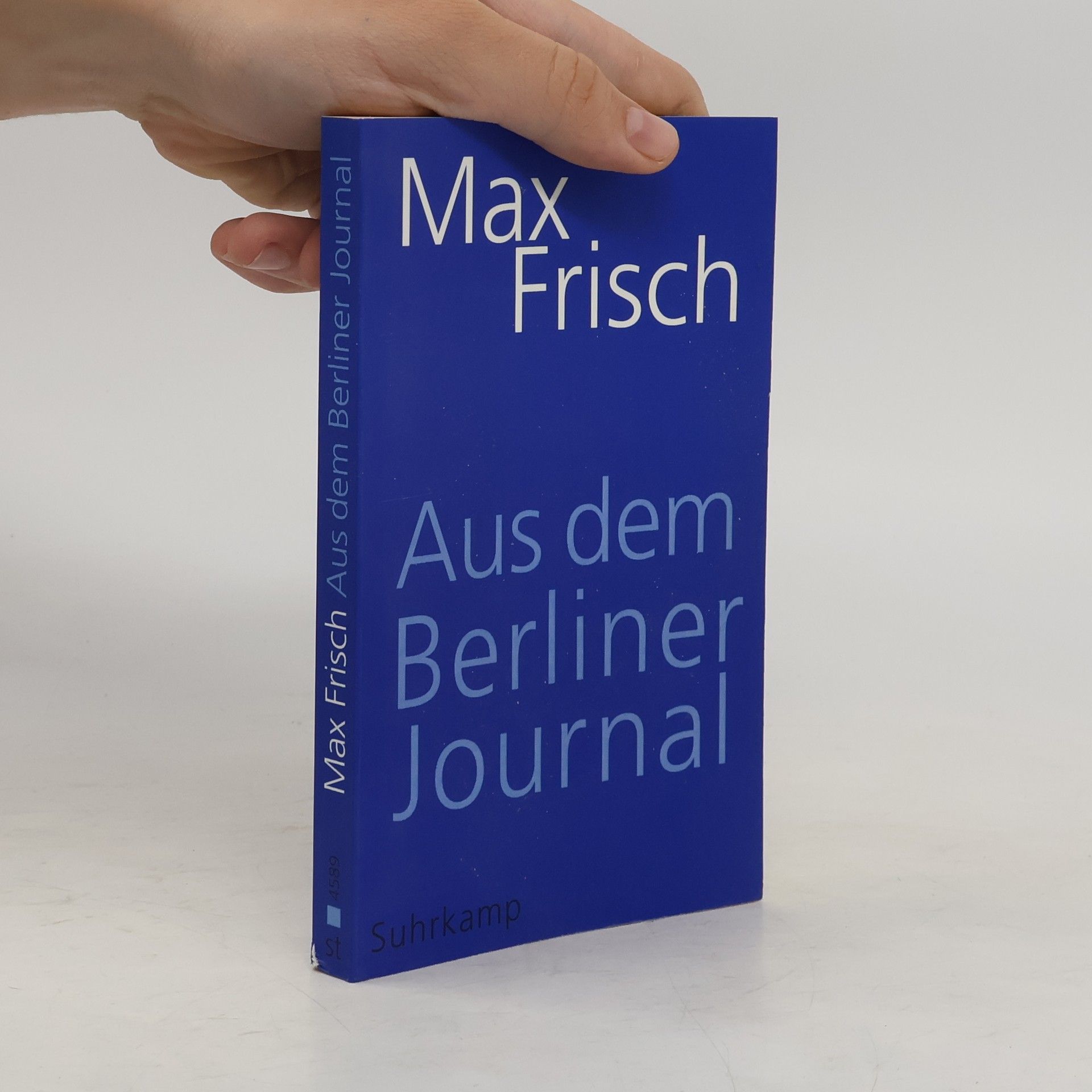 Max Frisch Aus dem Berliner Journal