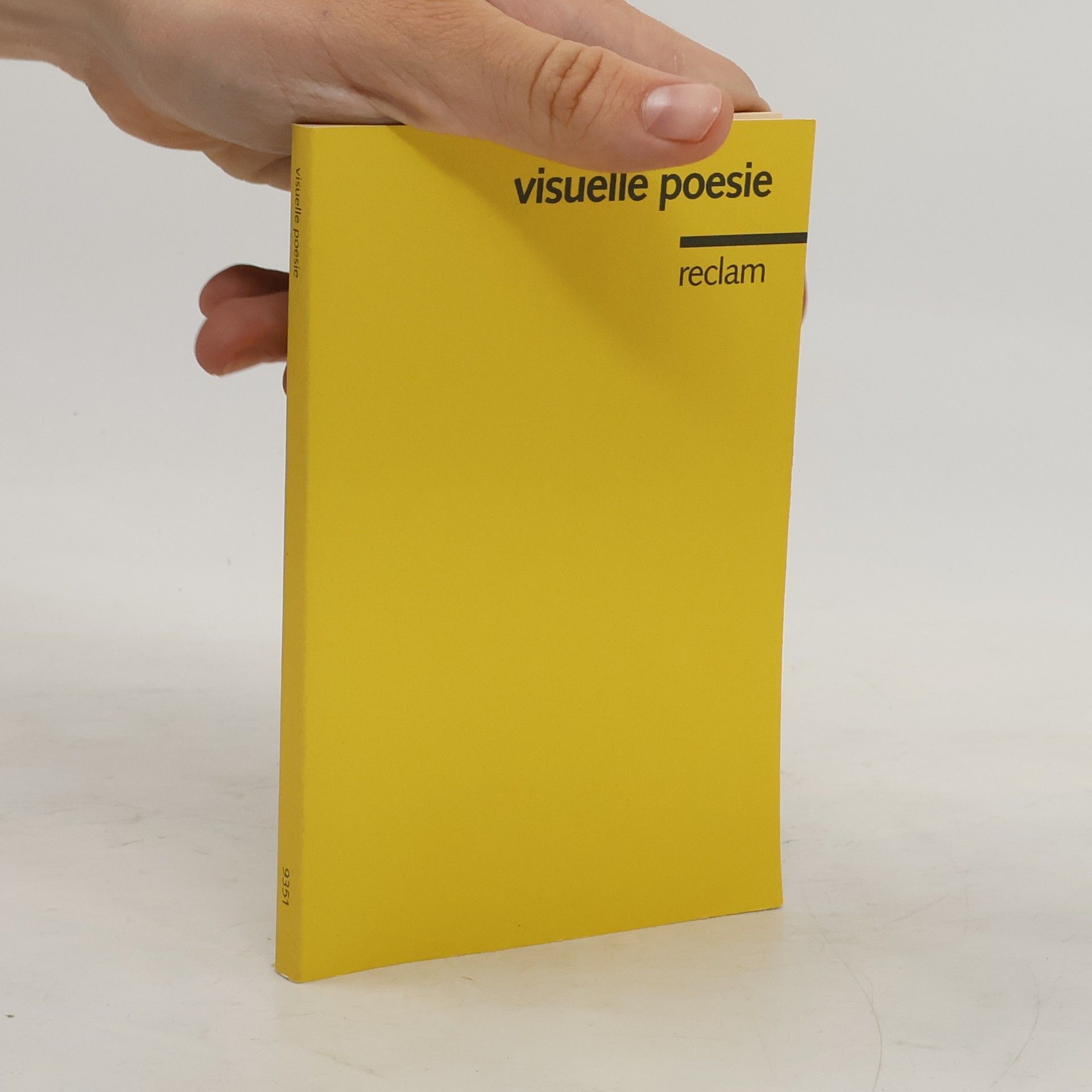 Eugen Gomringer Reclam Universal-Bibliothek - 9351: Visuelle Poesie