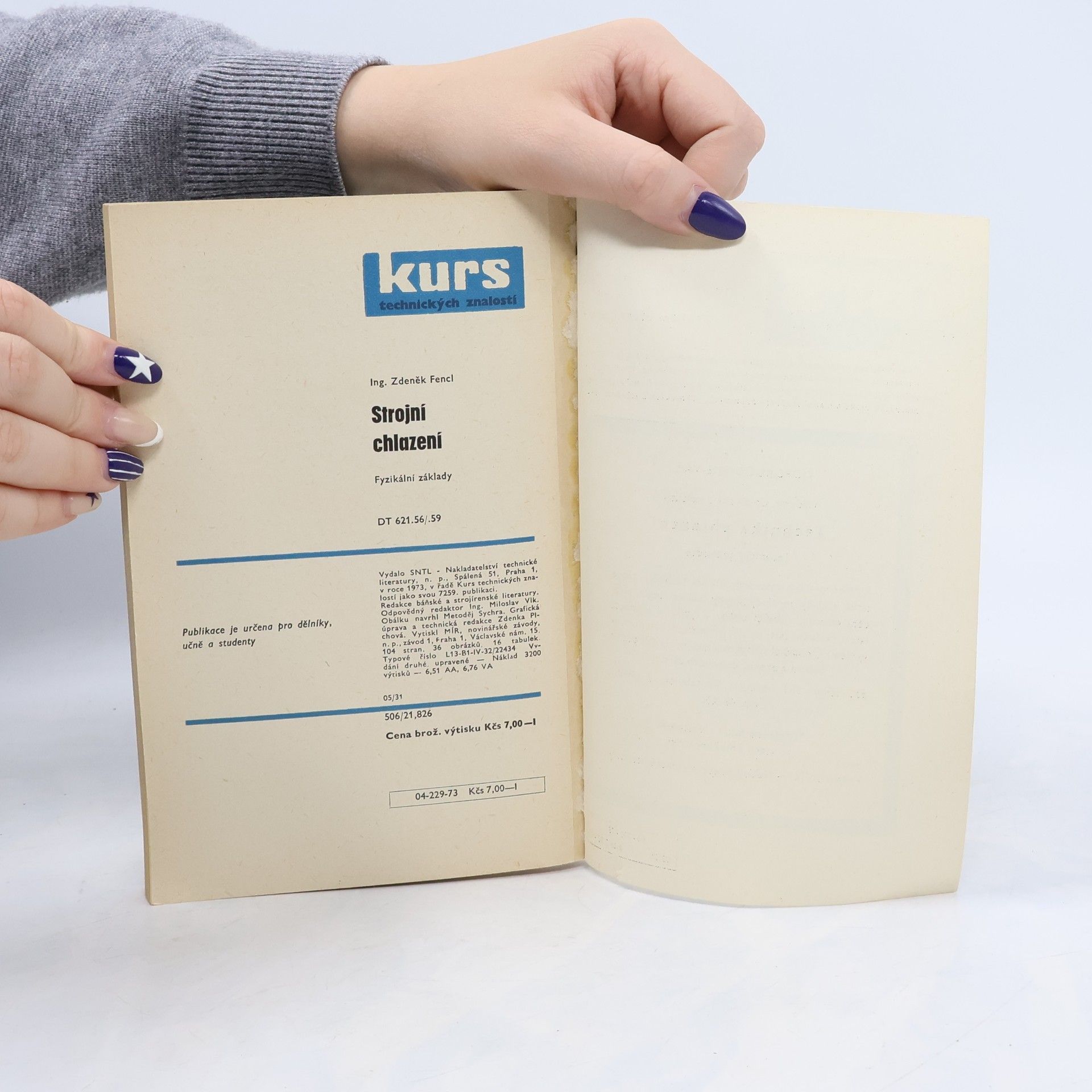 Z. Fencl  Kurs technických znalostí 124. Strojní chlazení