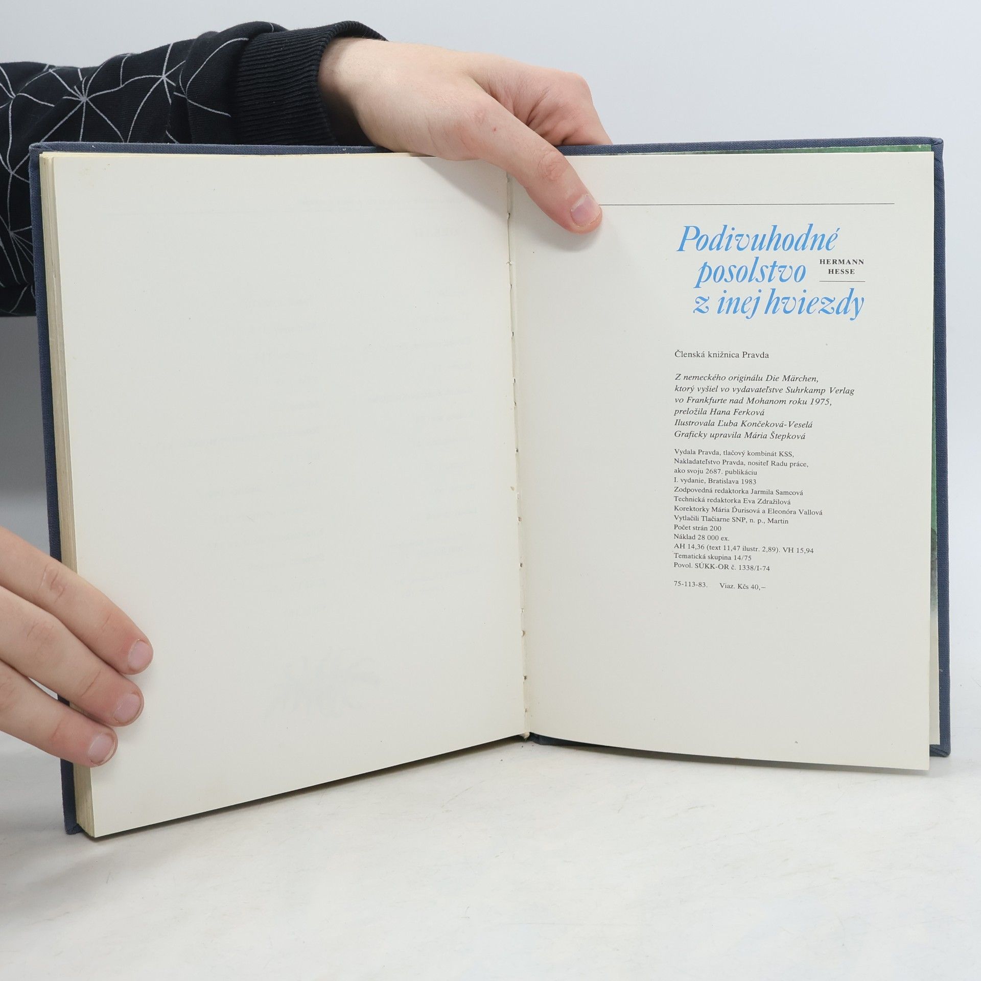 Hermann Hesse Podivuhodné posolstvo z inej hviezdy