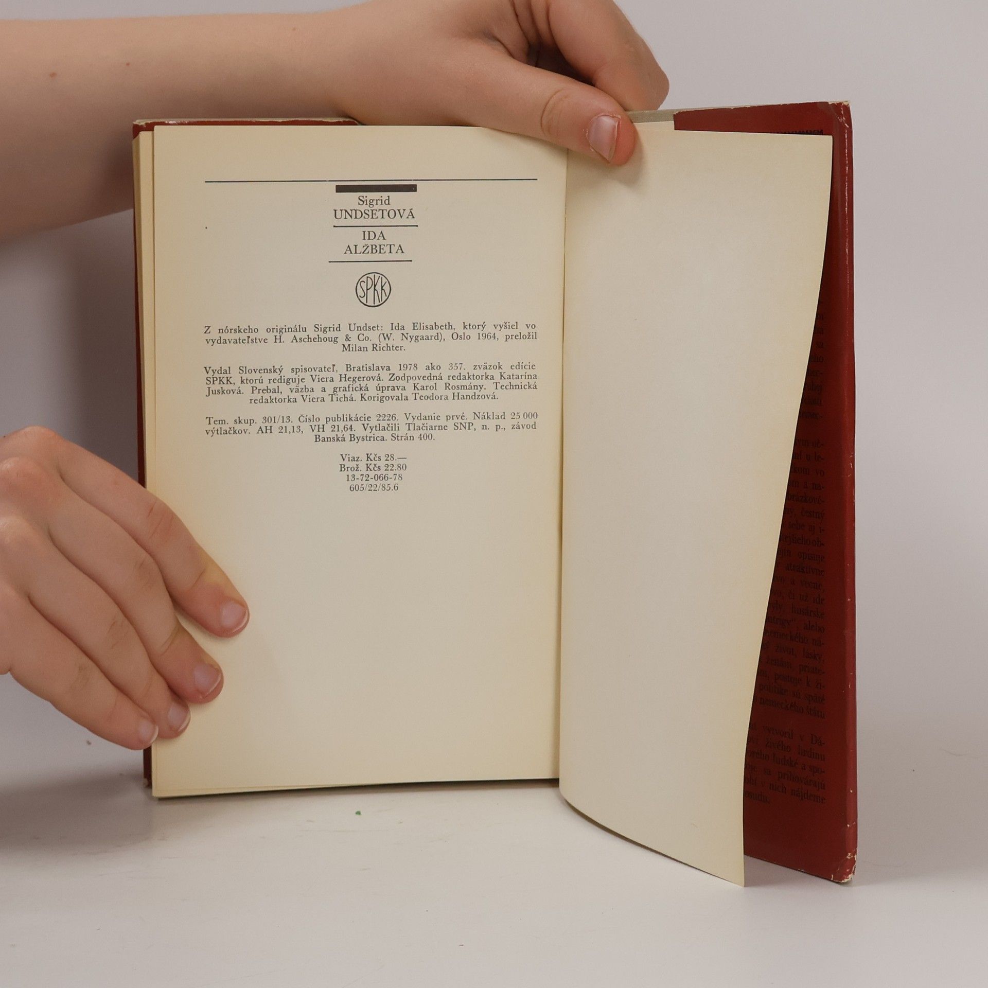 Sigrid Undset Ida Alžbeta