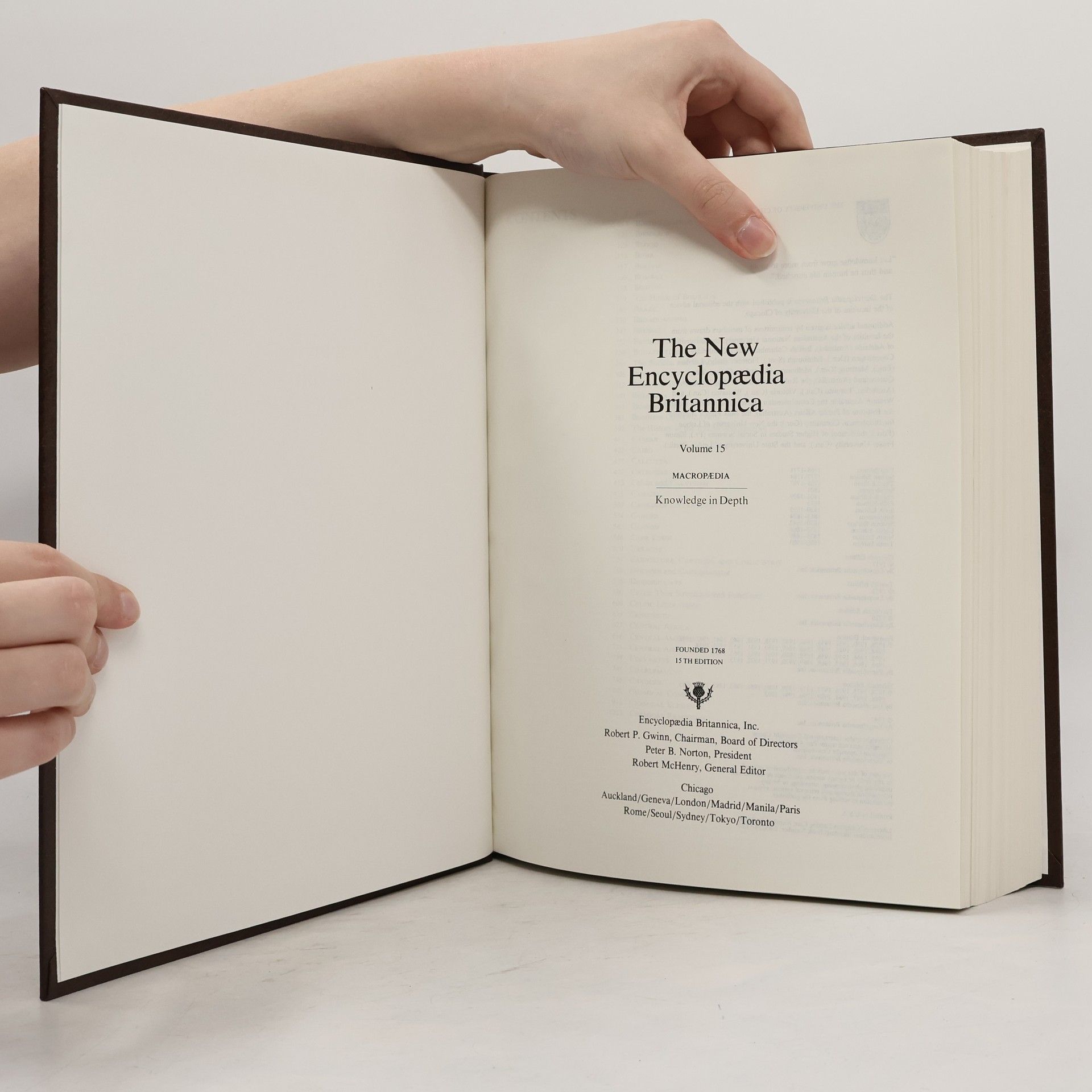 Autorenkollektiv The New Encyclopædia Britannica 15