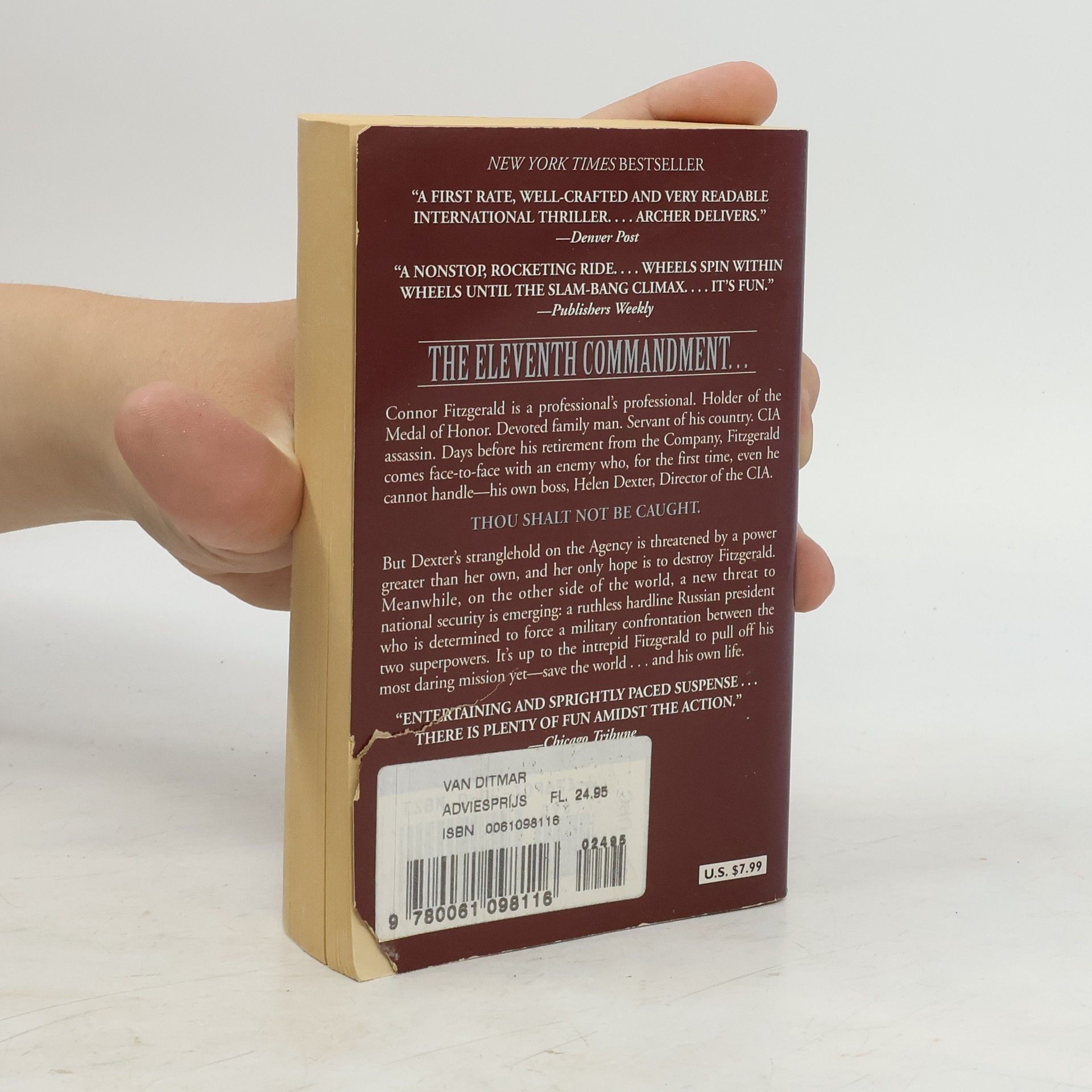Jeffrey Archer The Eleventh Commandment - International Edition
