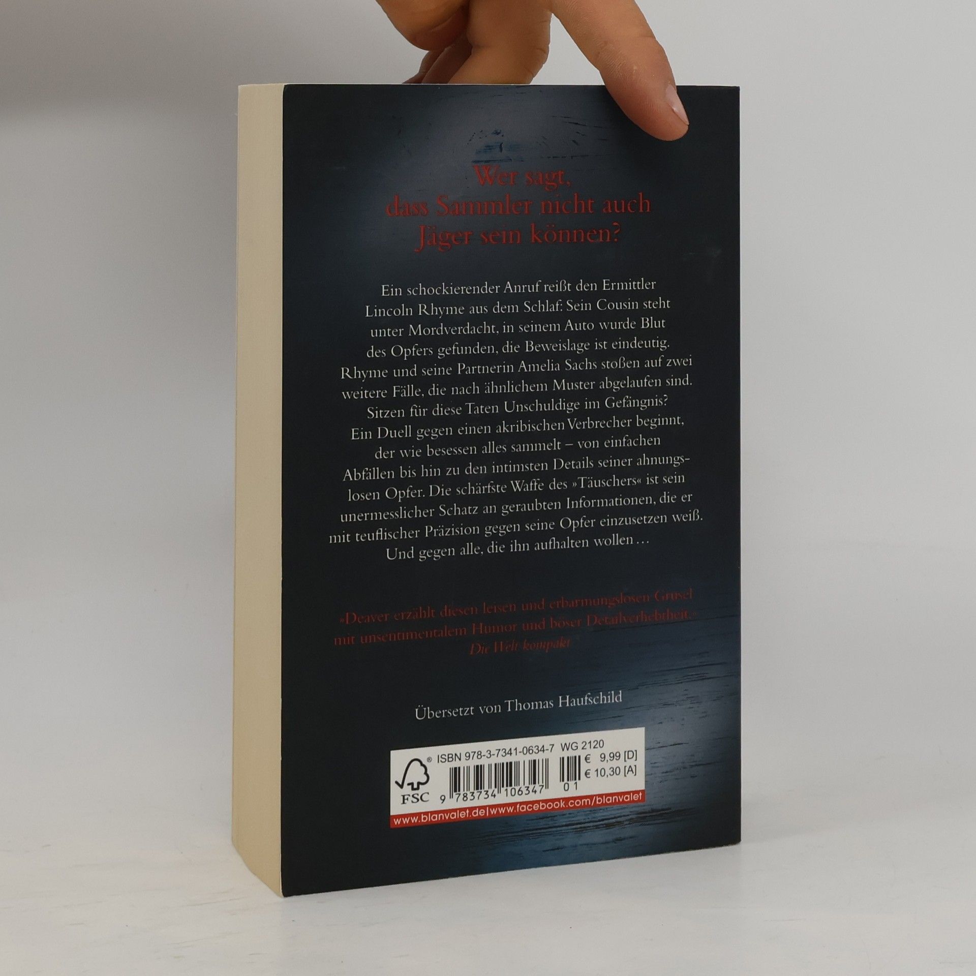 Jeffery Deaver Der Täuscher