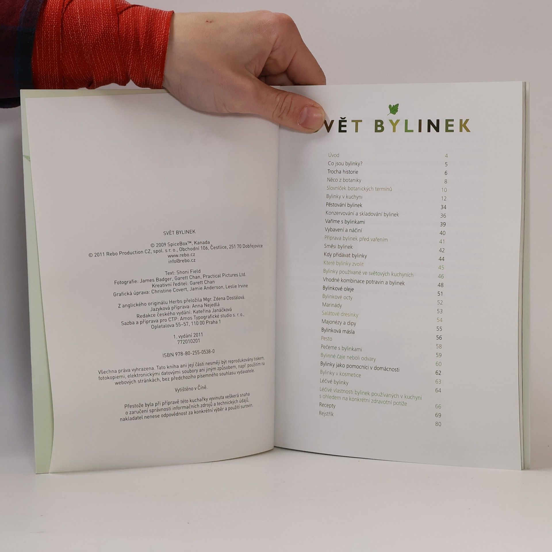 Shoni Field Svět bylinek. Průvodce bylinkami, kulinářské využití, recepty