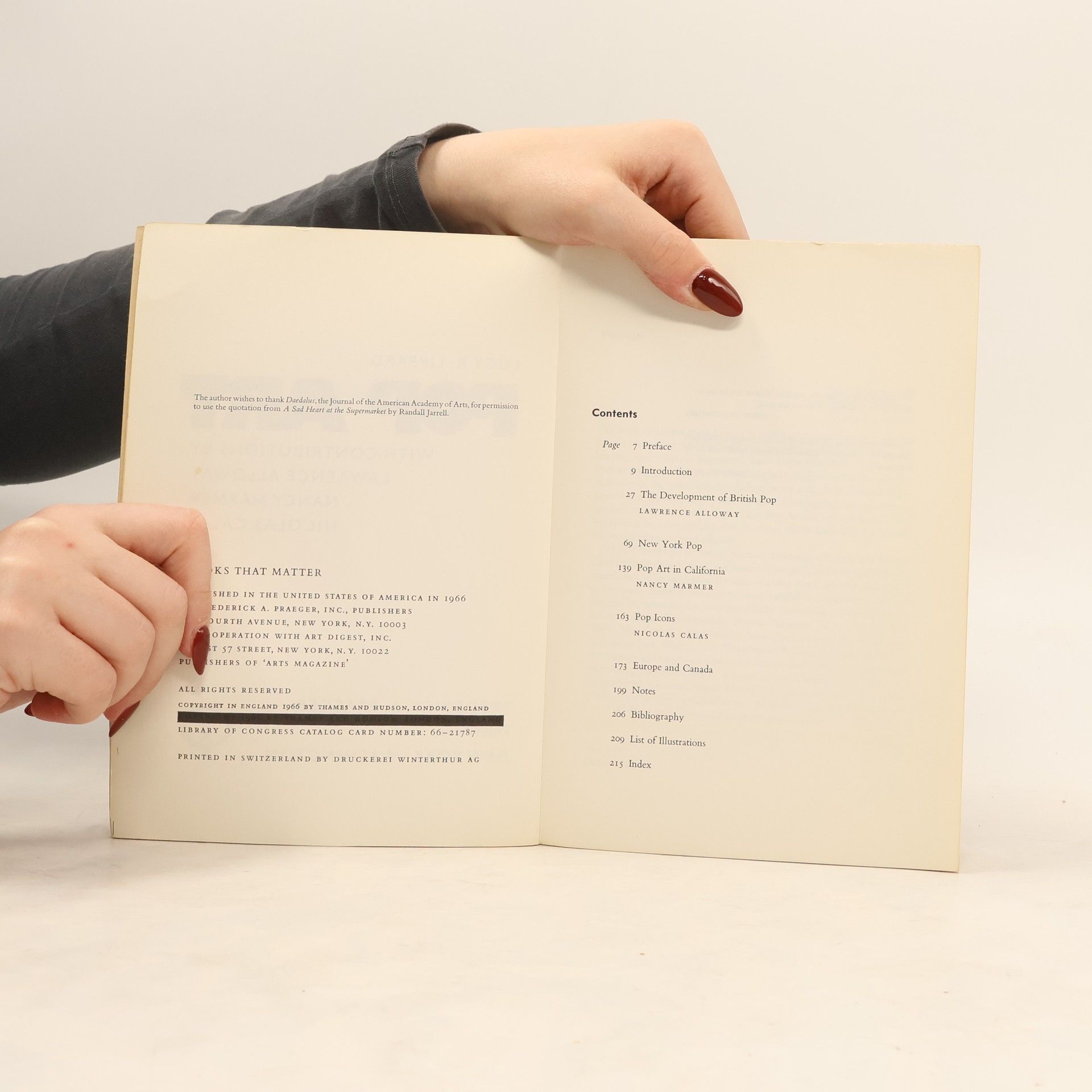 Lucy R Lippard Pop Art