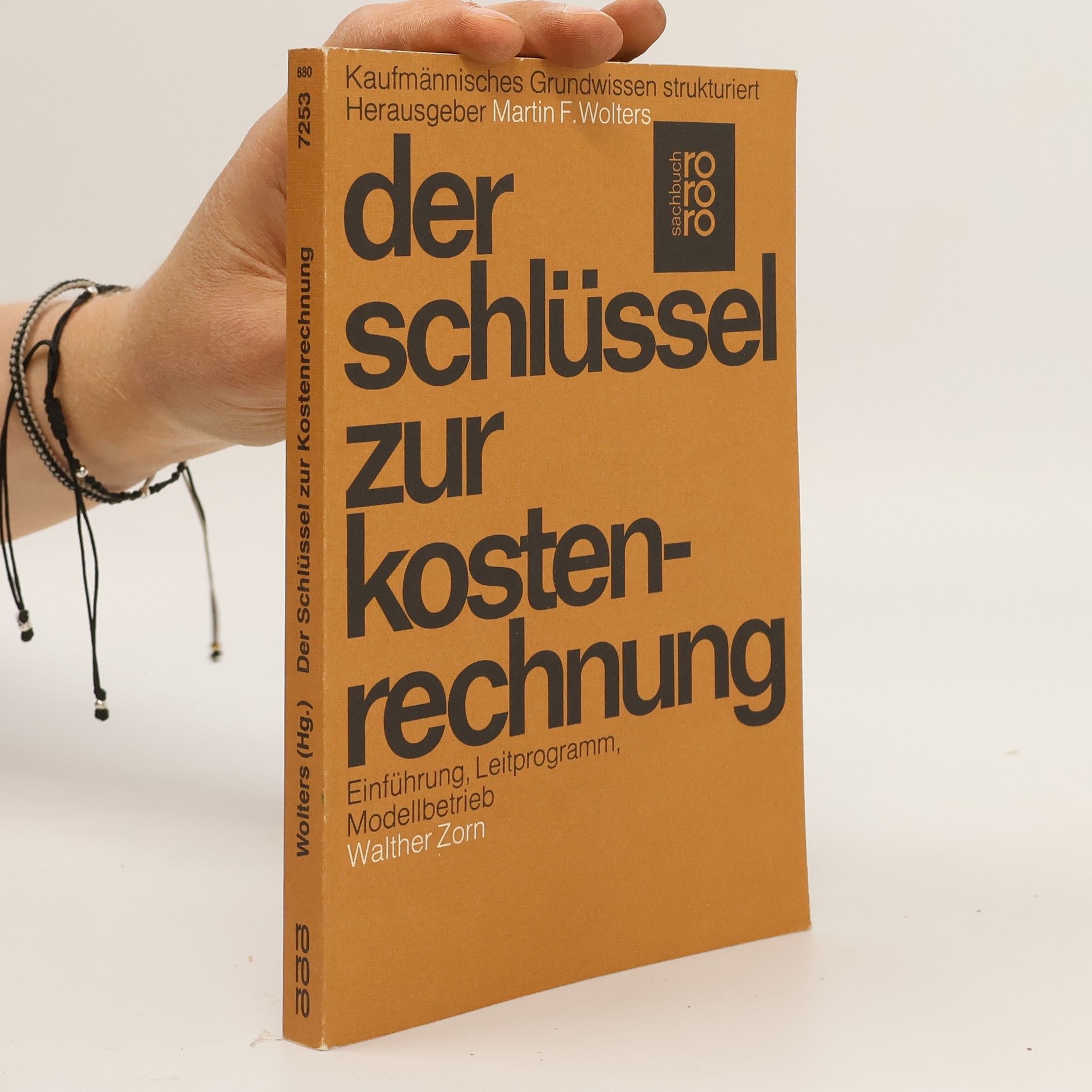 Walther Zorn Der Schlüssel zur Kostenrechnung