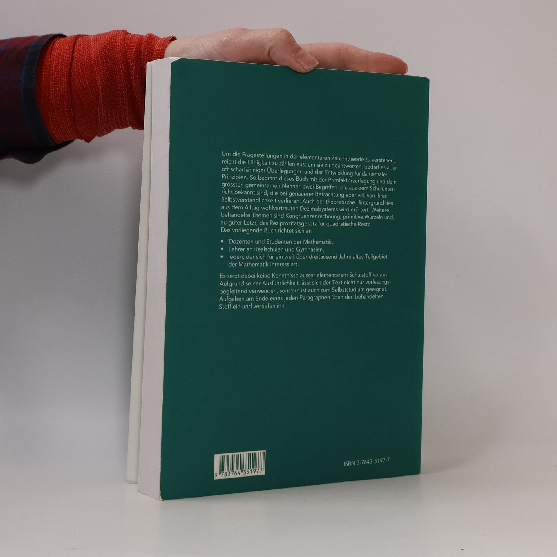 Reinhold Remmert Grundstudium Mathematik: Elementare Zahlentheorie