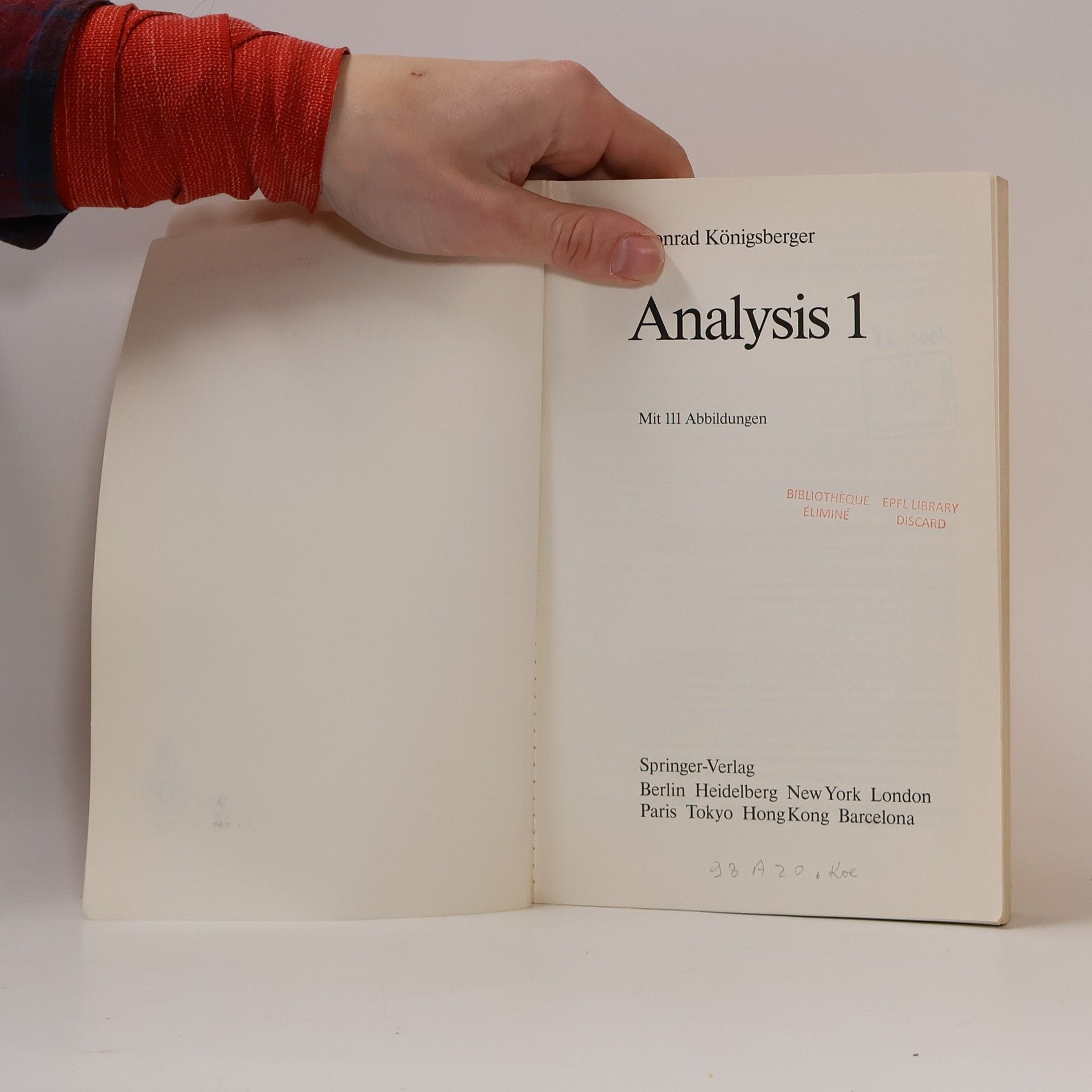Konrad Königsberger Analysis 1