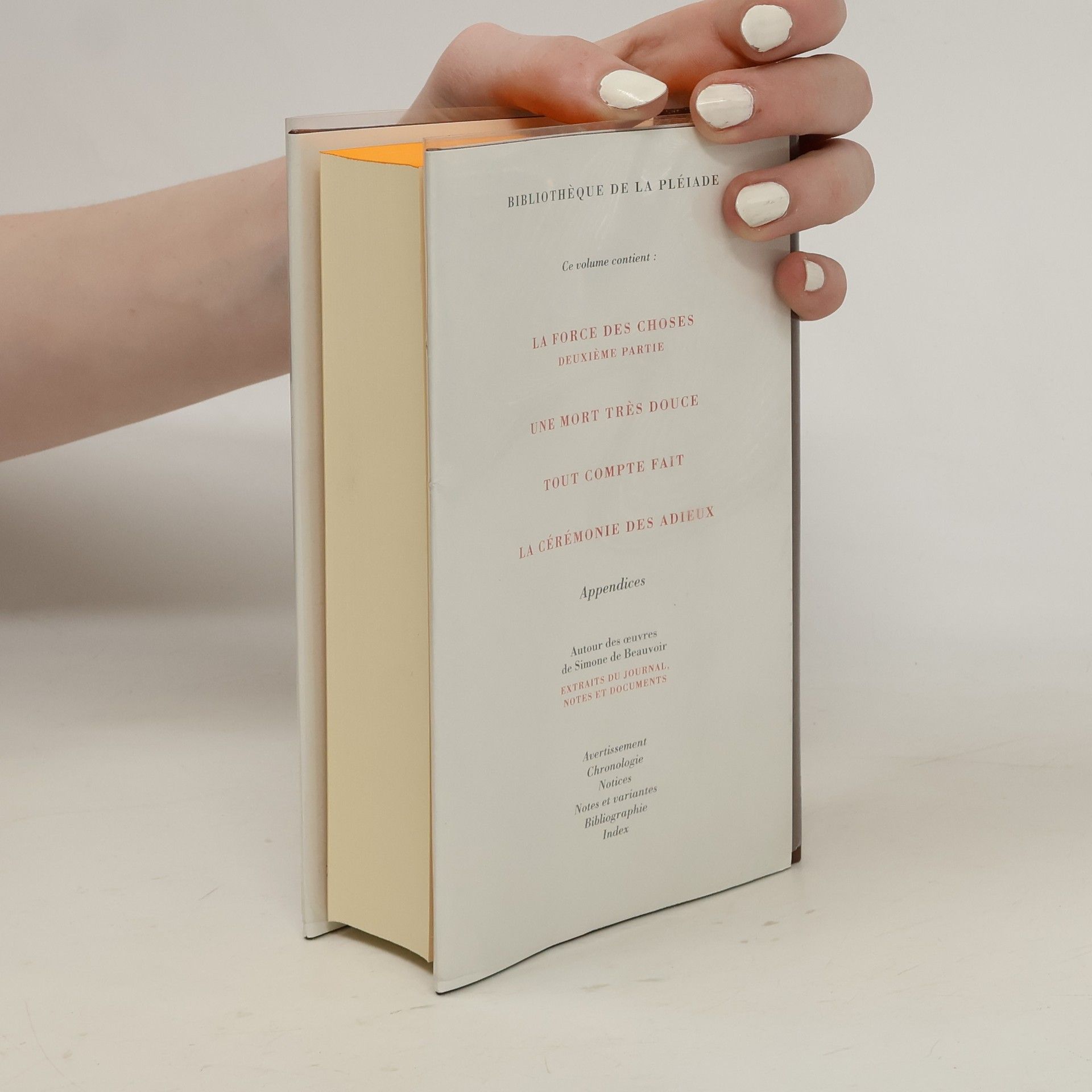 Simone de Beauvoir Bibliothèque de la Pléiade - 1: Mémoires