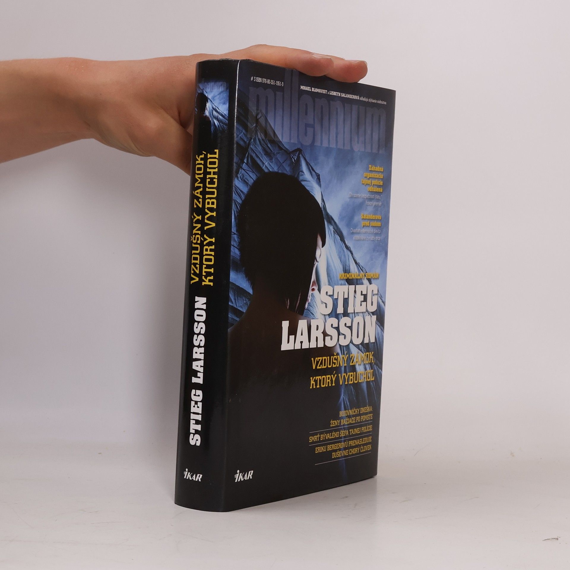 Stieg Larsson Vzdušný zámok, ktorý vybuchol