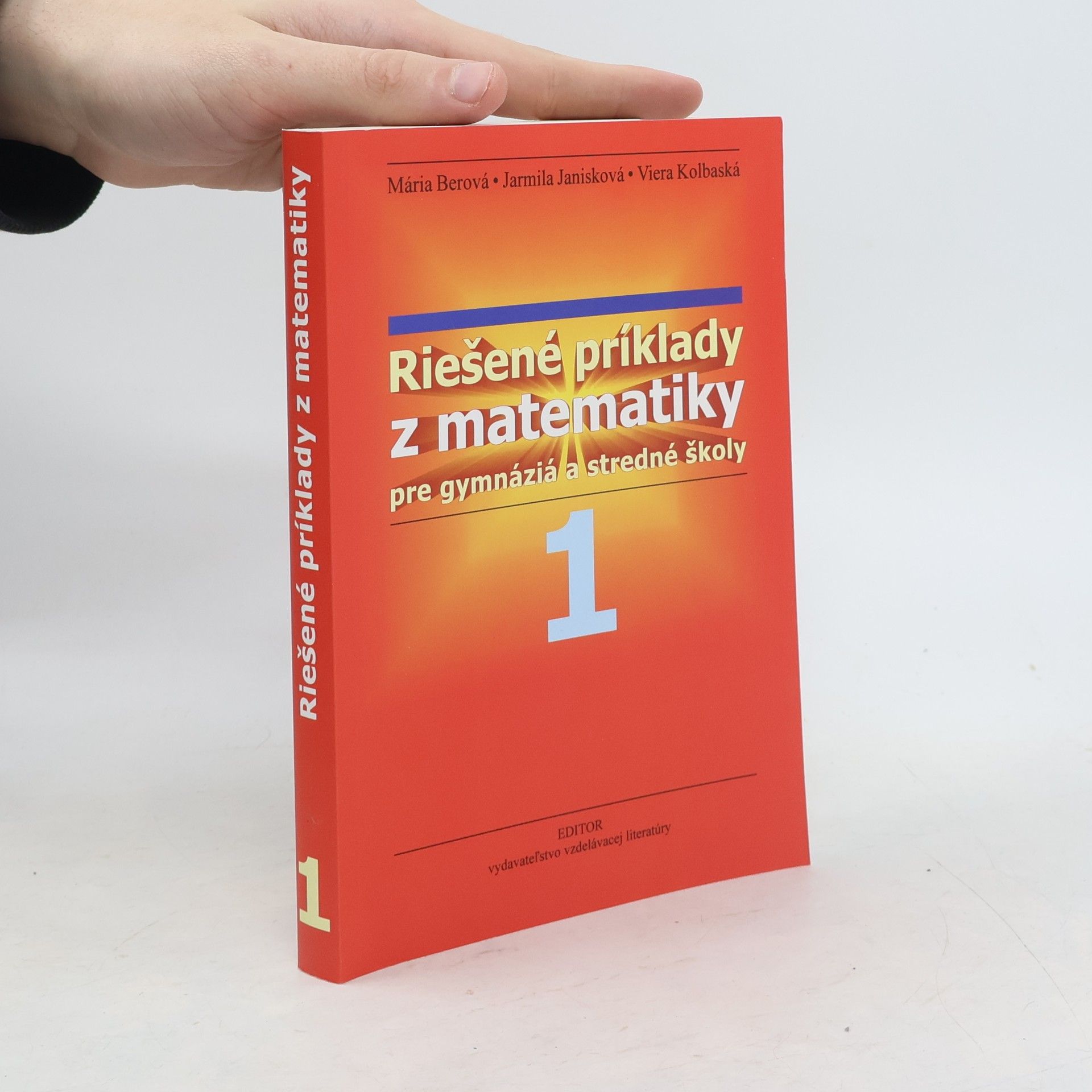 Jarmila Janisková Riešené príklady z matematiky 1