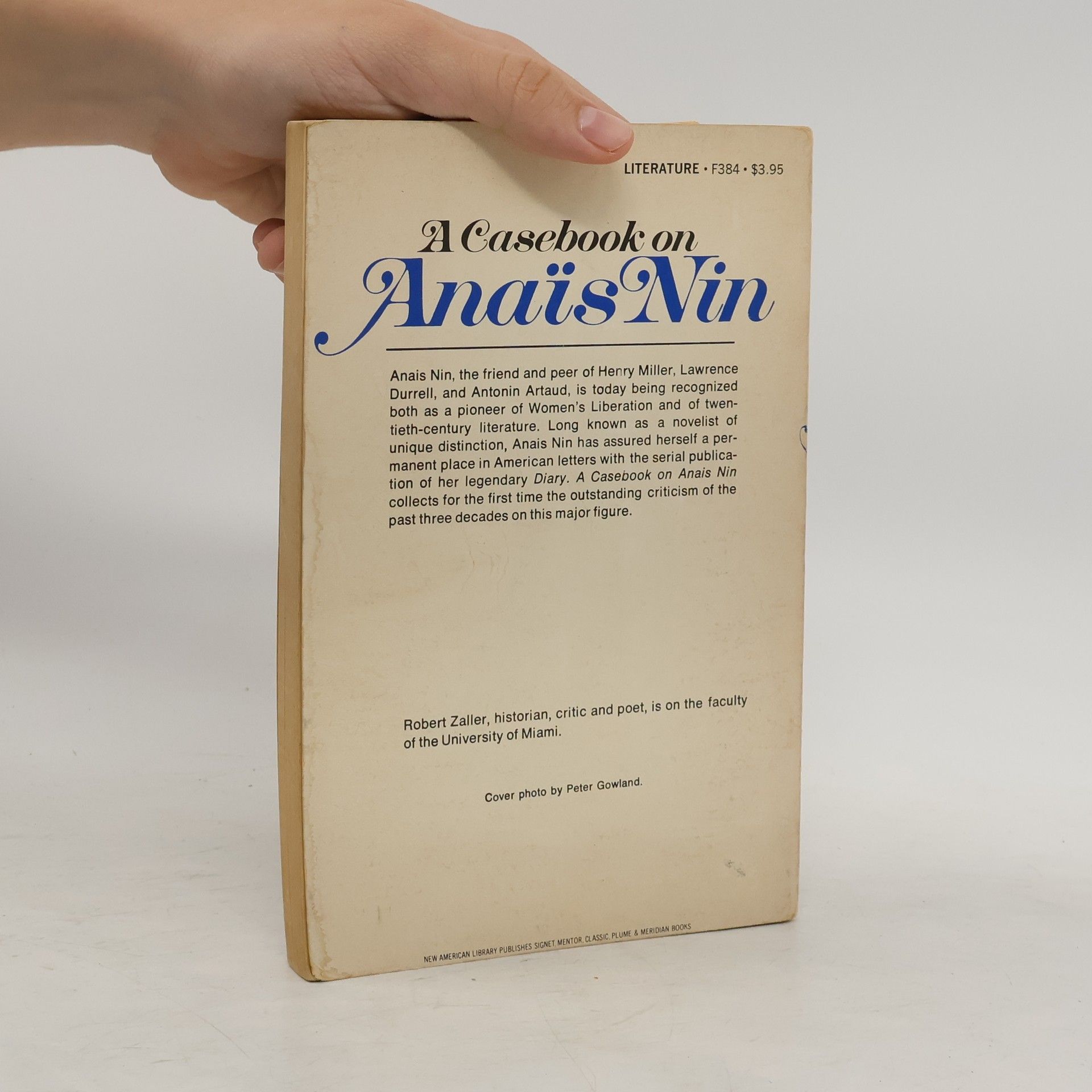 Robert Zaller A Casebook on Anaïs Nin