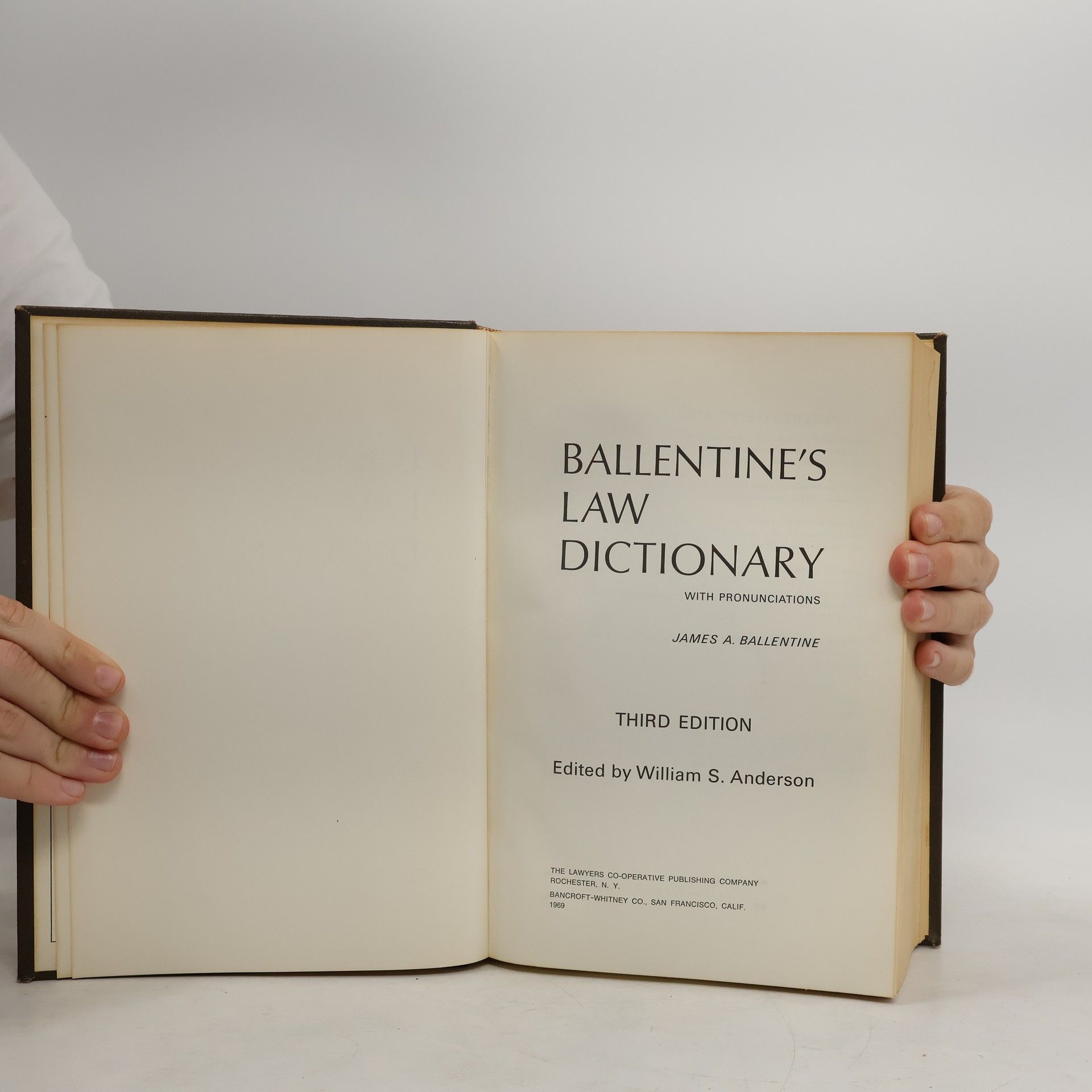 William S. Andreson Ballentine's Law Dictionary