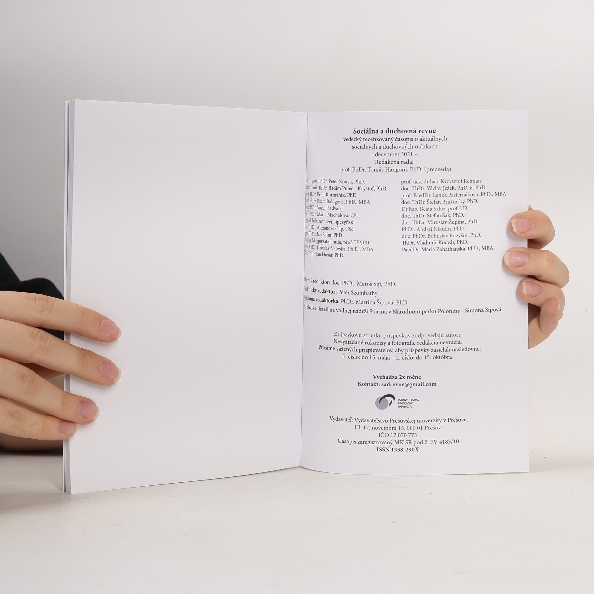 Autorenkollektiv Sociálna a duchovná revue 12/2021