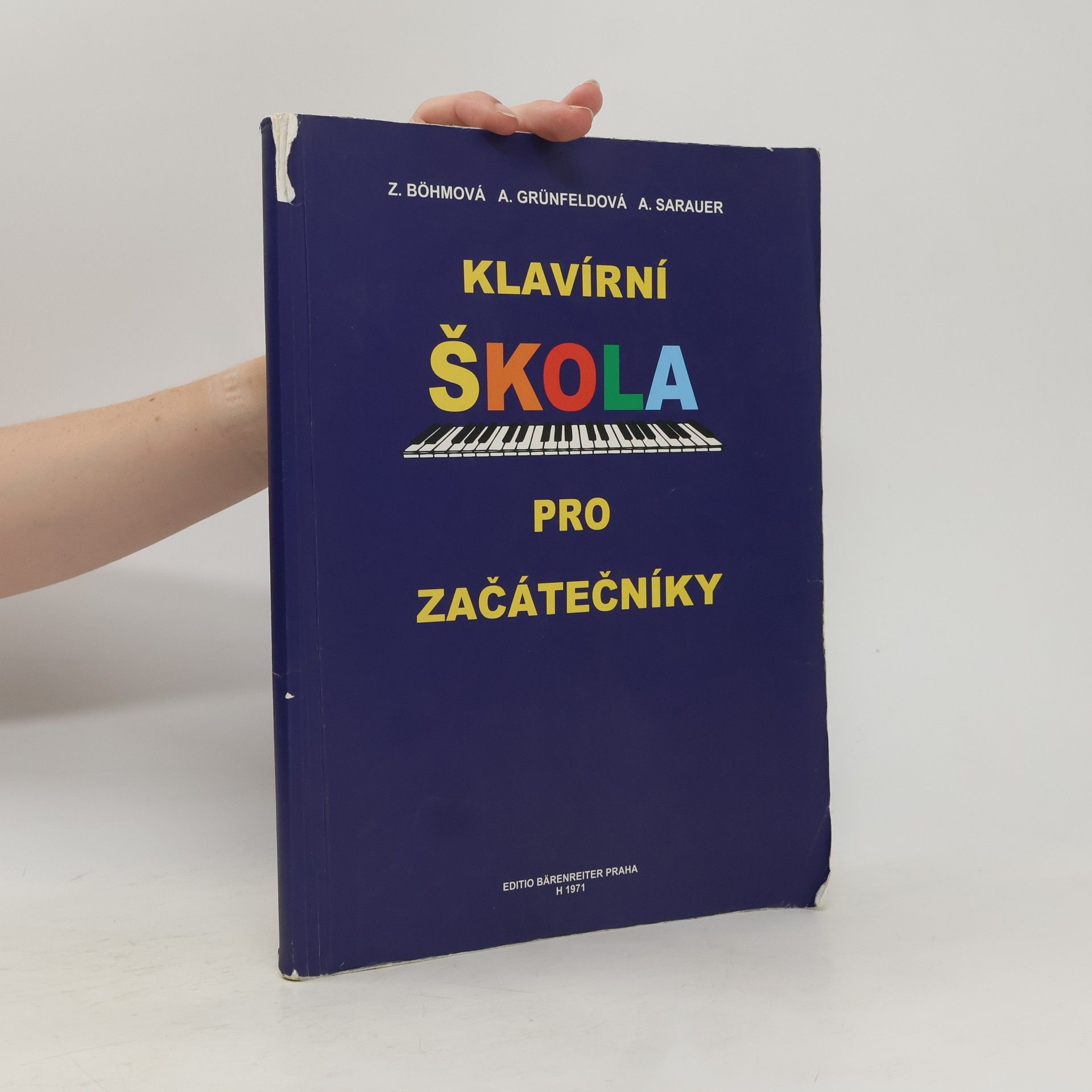 Alois Sarauer Klavírní škola pro začátečníky