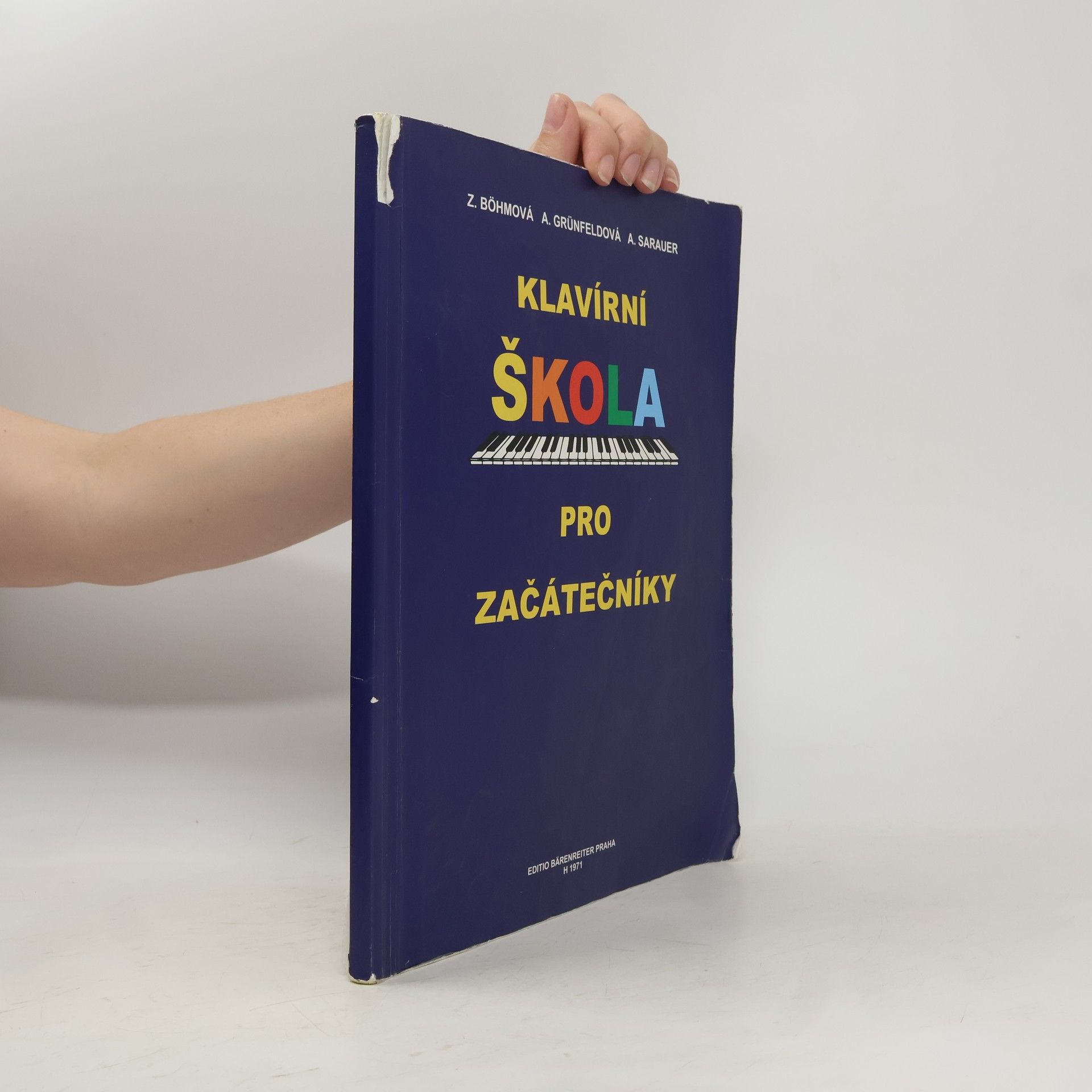 Alois Sarauer Klavírní škola pro začátečníky