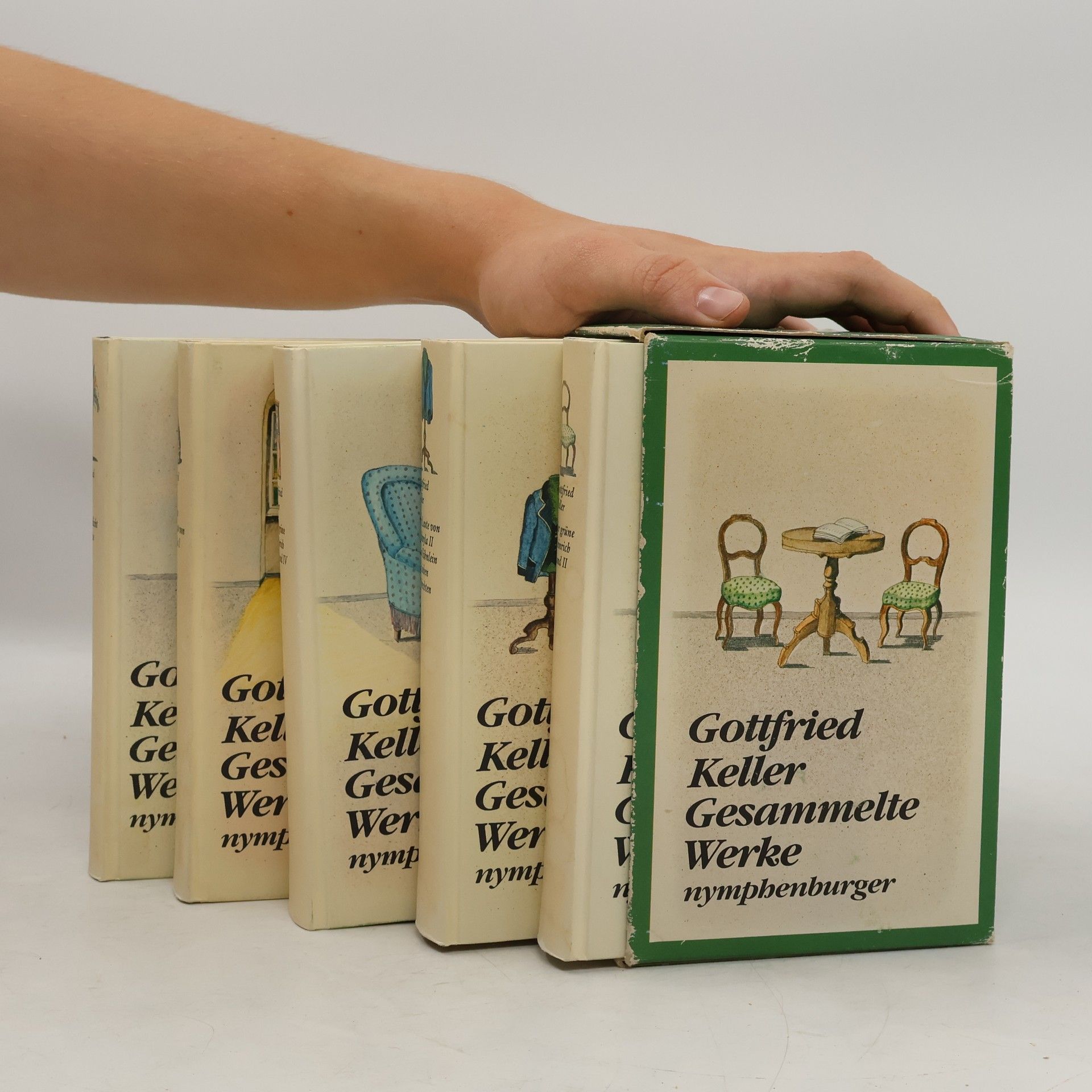 Gottfried Keller Gesammelte Werke. Komplett in 5 Bänden